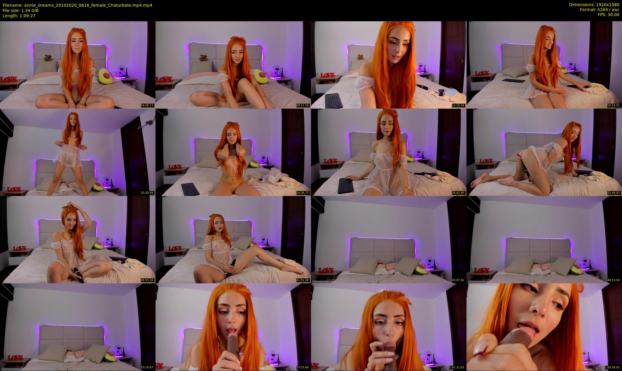 annie_dreams — 70 minute Chaturbate female cam show recording, 1080p, Oct 20, 2020