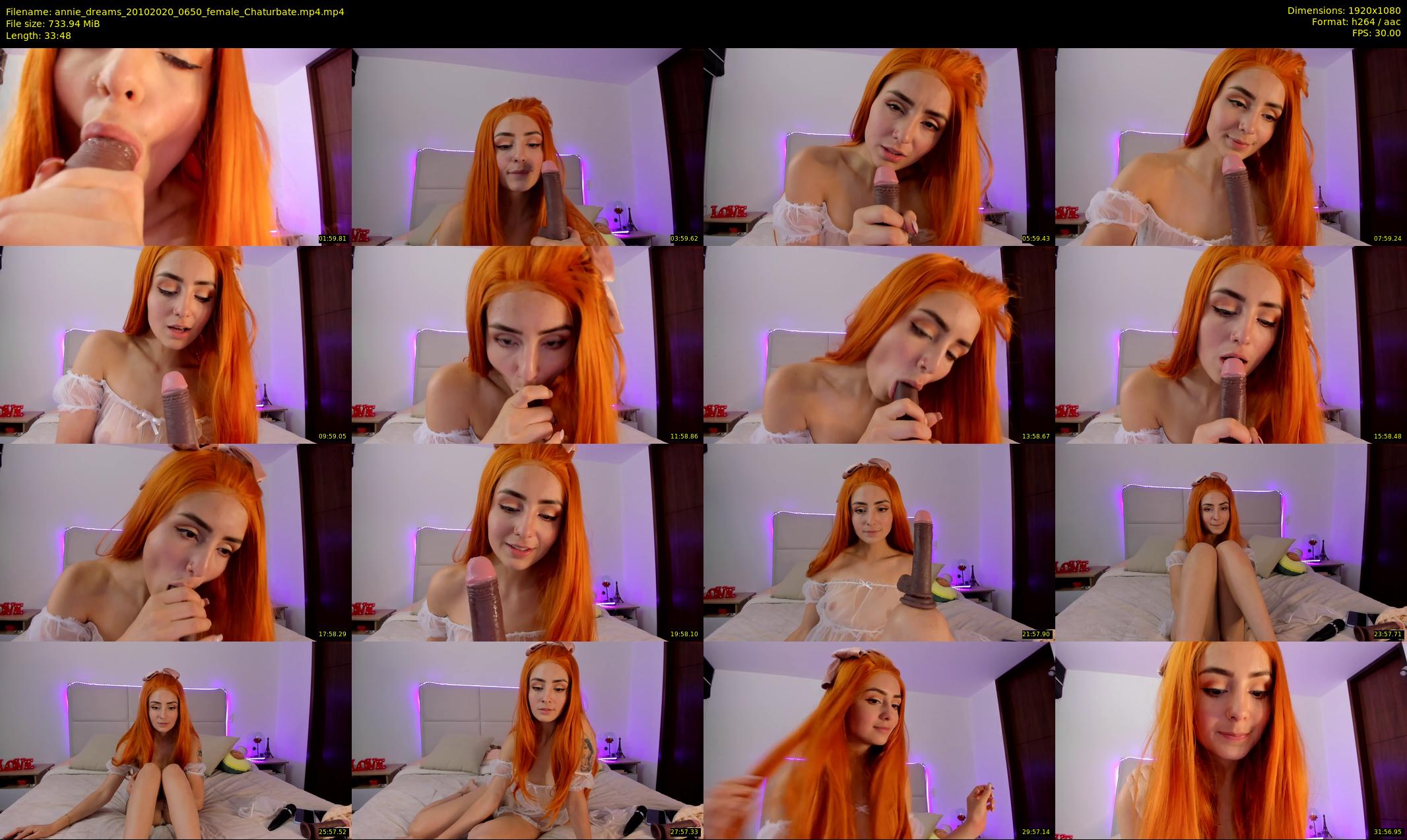 annie_dreams — 34 minute Chaturbate female cam show recording, 1080p, Oct 20, 2020