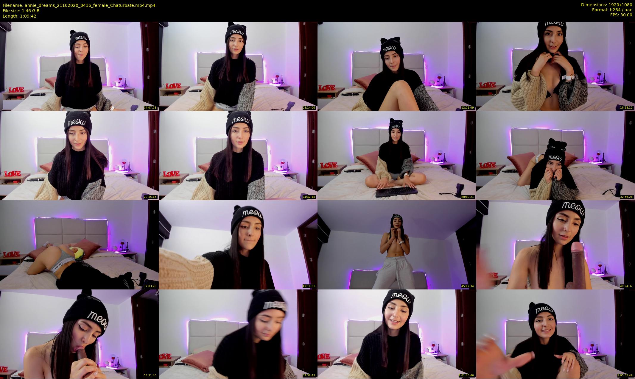 annie_dreams — 70 minute Chaturbate female cam show recording, 1080p, Oct 21, 2020