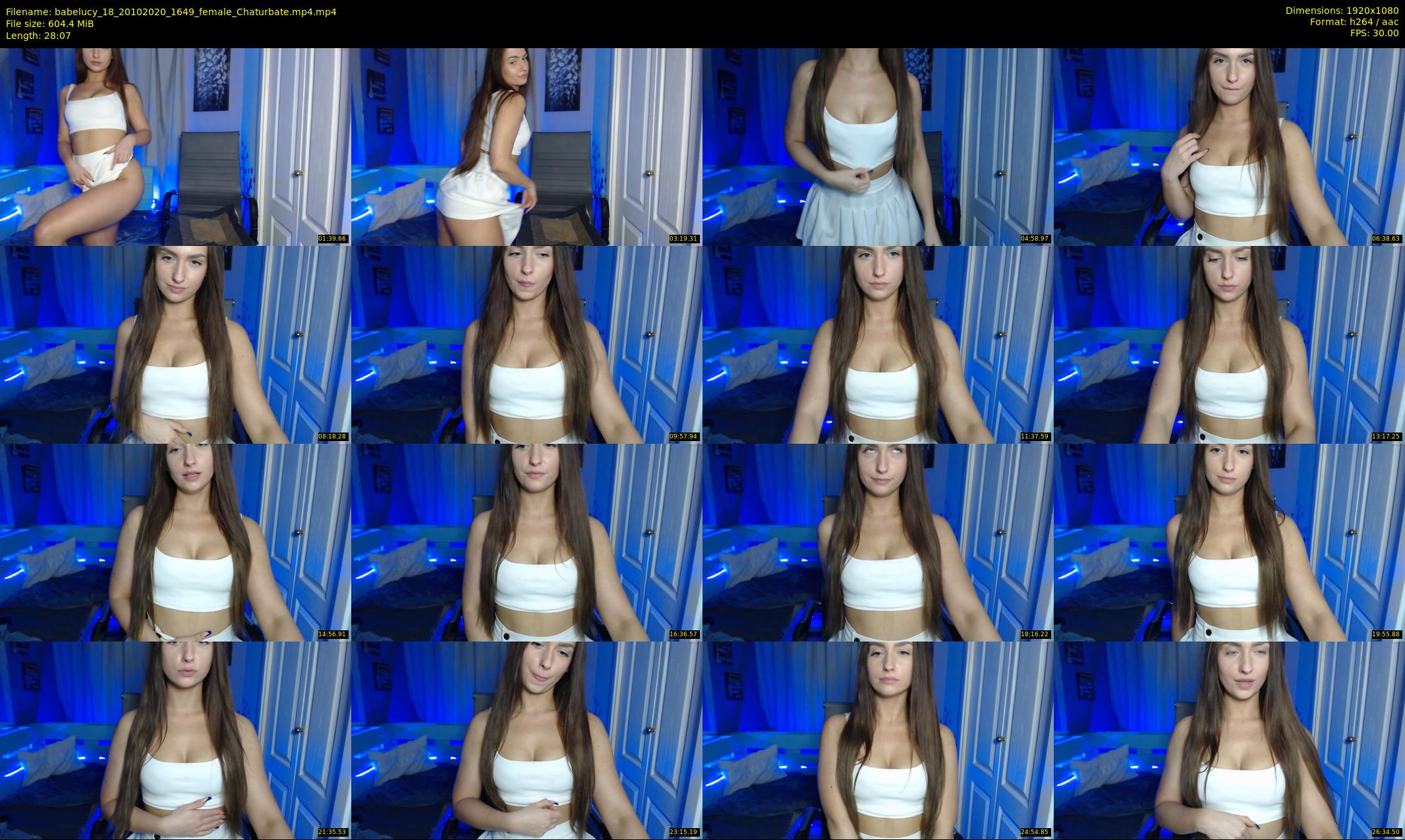 babelucy_18 — 29 minute Chaturbate female cam show recording, 1080p, Oct 20, 2020