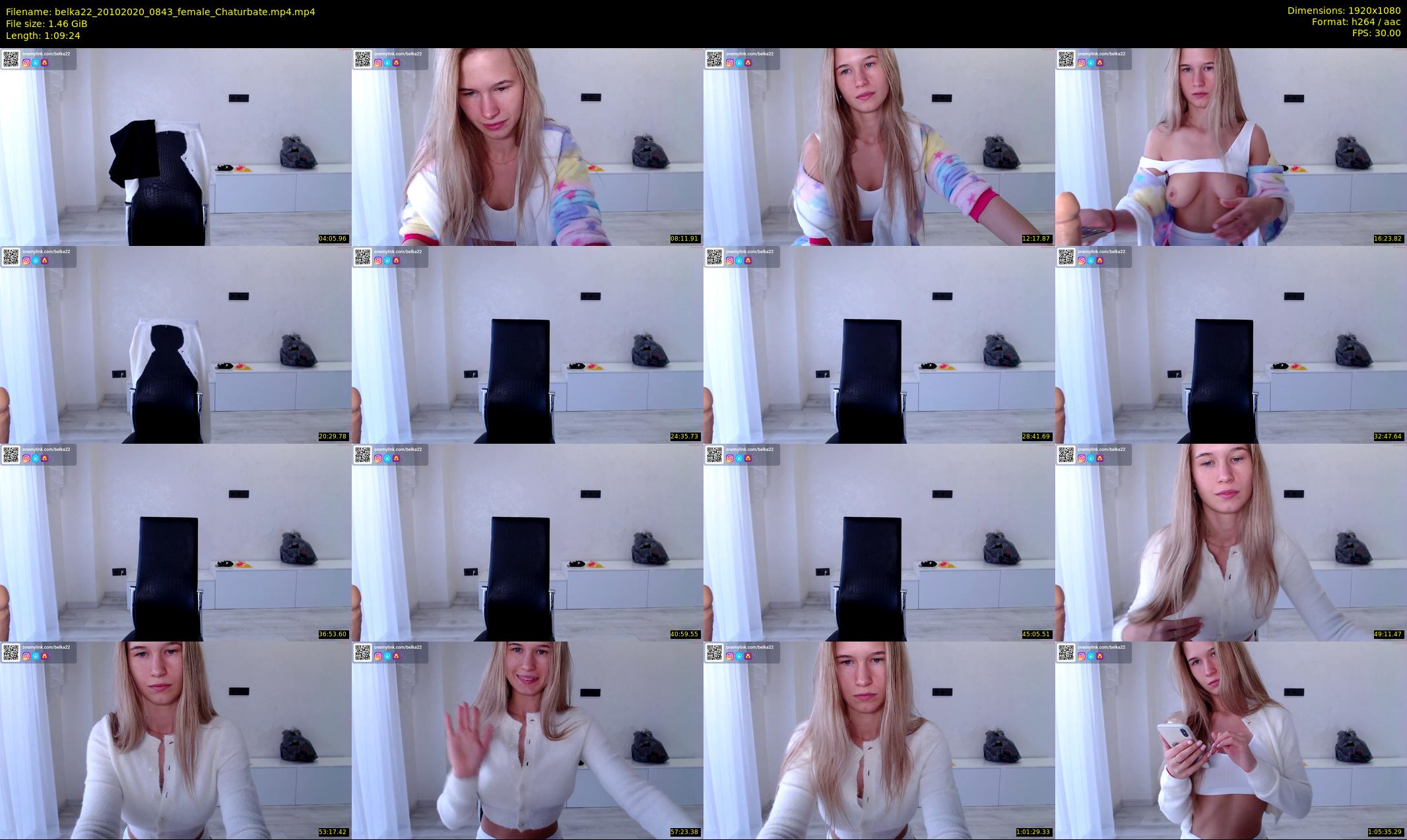 belka22 — 70 minute Chaturbate female cam show recording, 1080p, Oct 20, 2020