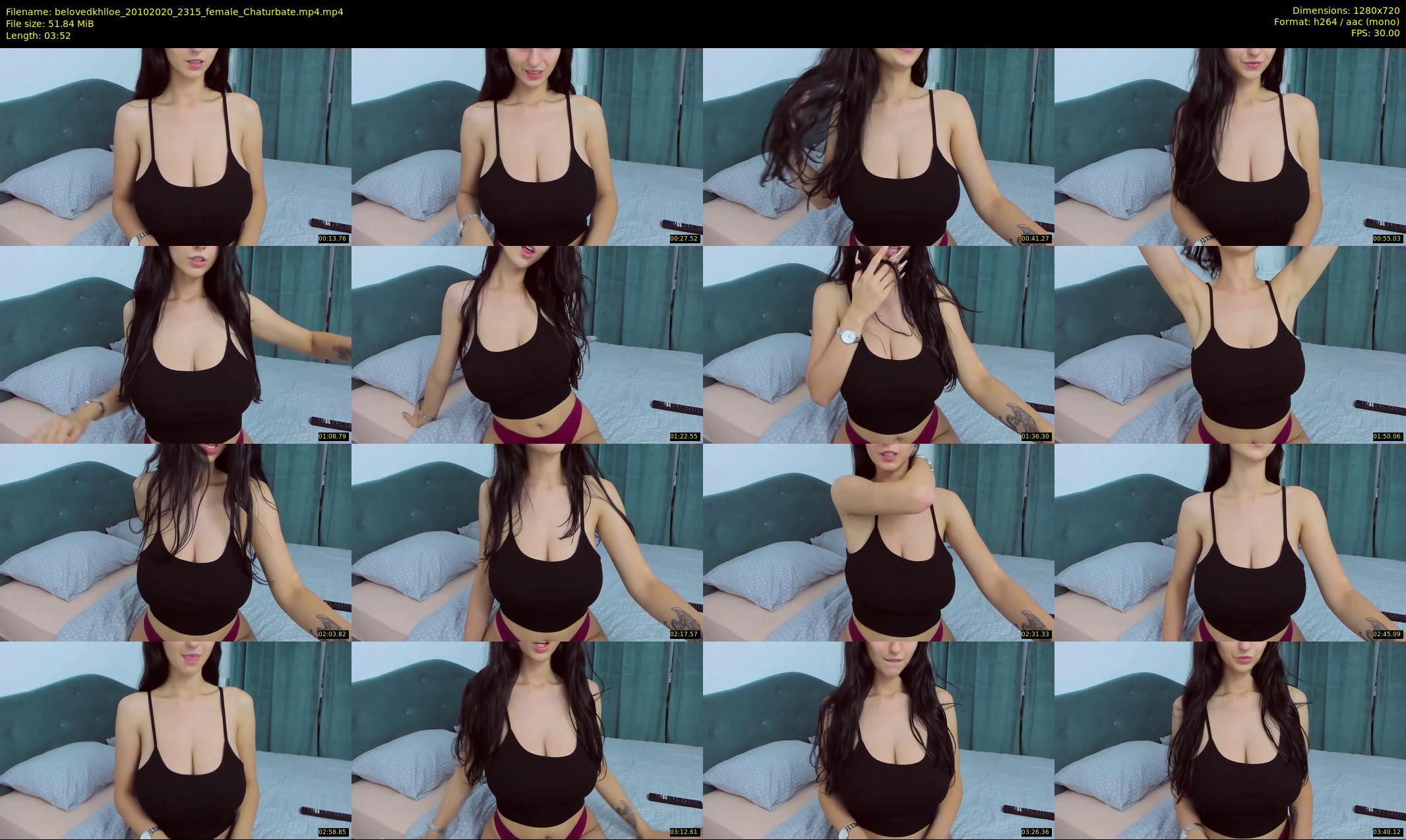 belovedkhlloe — 4 minute Chaturbate female cam show recording, 720p, Oct 20, 2020
