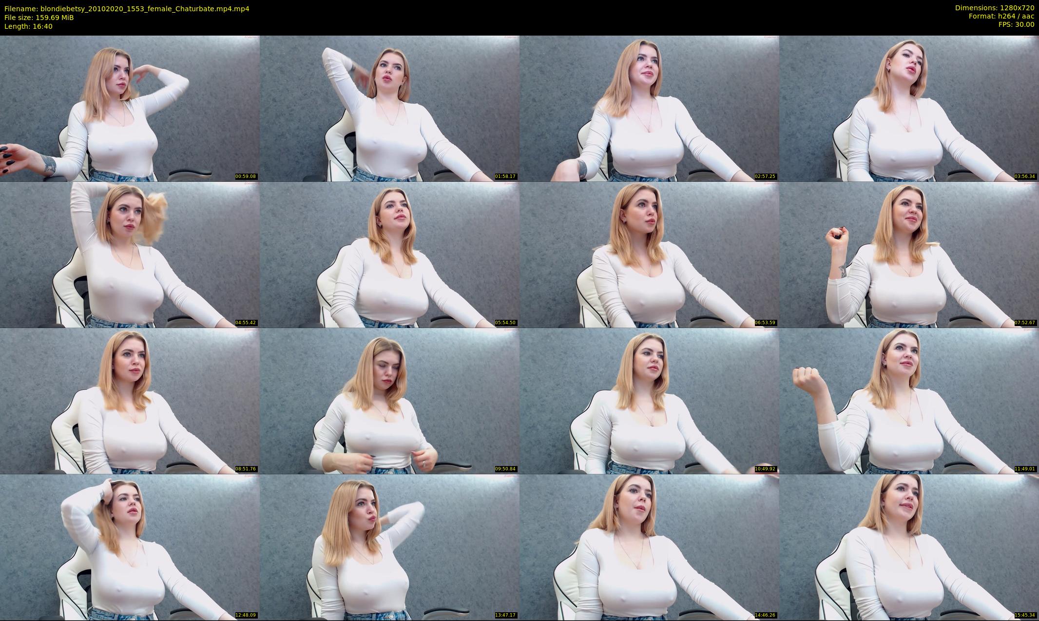 blondiebetsy — 17 minute Chaturbate female cam show recording, 720p, Oct 20, 2020
