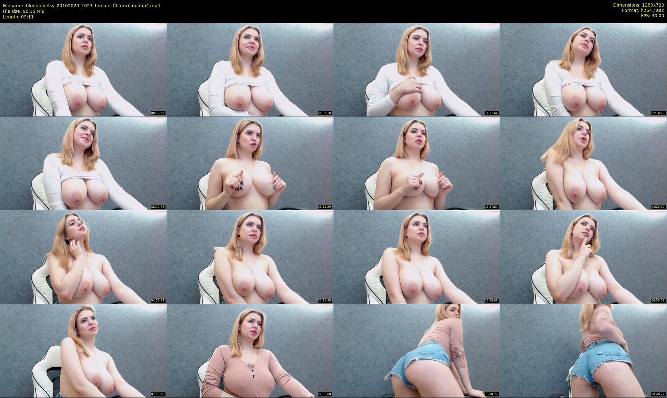 blondiebetsy — 10 minute Chaturbate female cam show recording, 720p, Oct 20, 2020