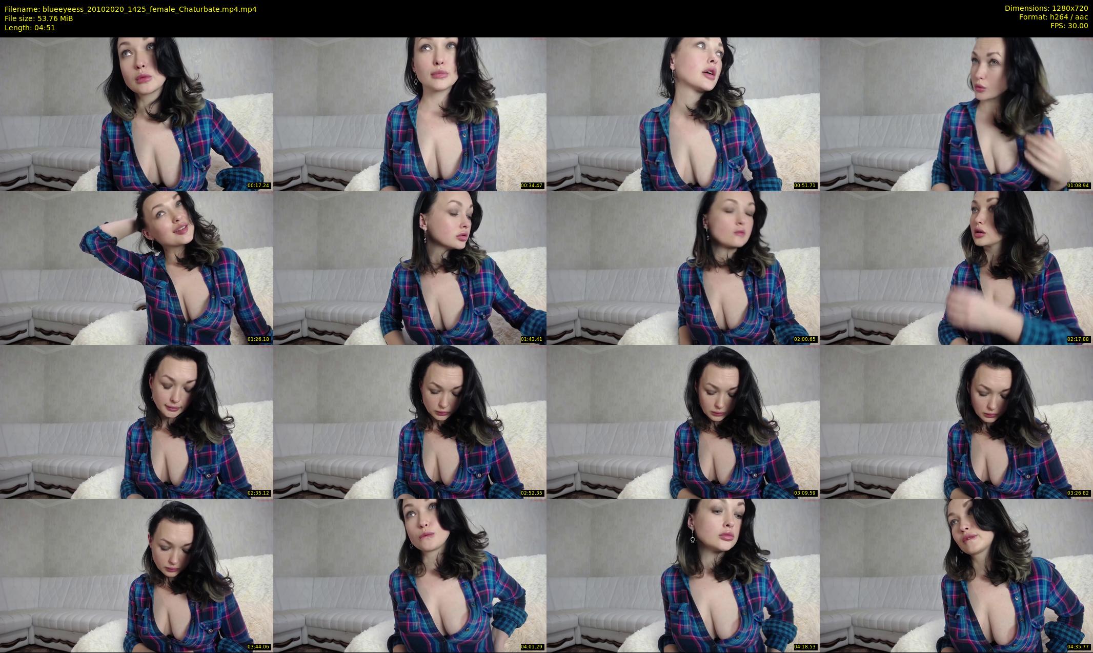 blueeyeess — 5 minute Chaturbate female cam show recording, 720p, Oct 20, 2020