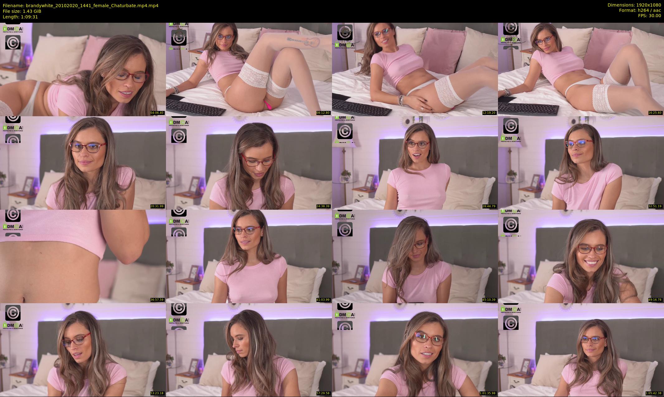 brandywhite — 70 minute Chaturbate female cam show recording, 1080p, Oct 20, 2020