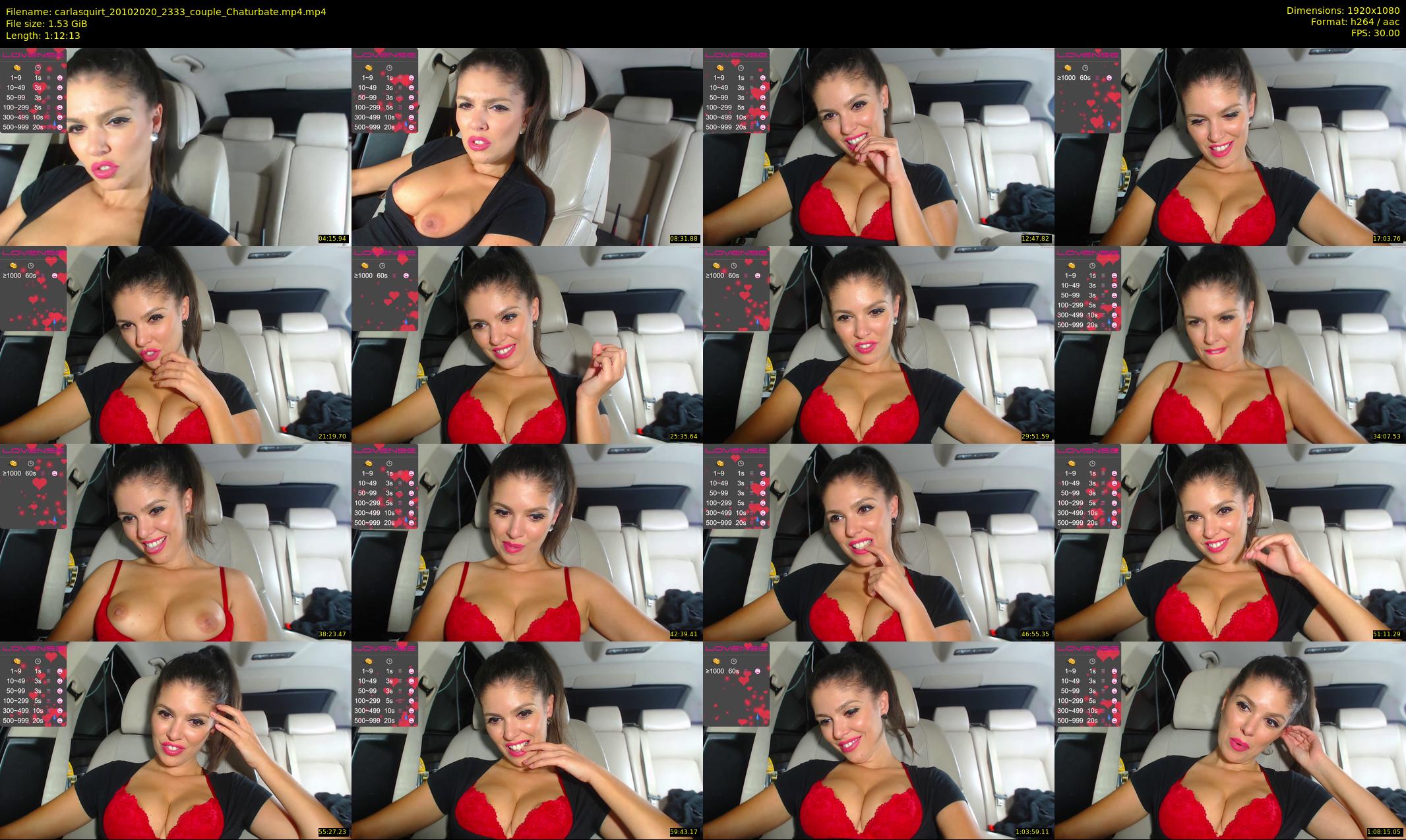 carlasquirt — 73 minute Chaturbate female cam show recording, 1080p, Oct 20, 2020