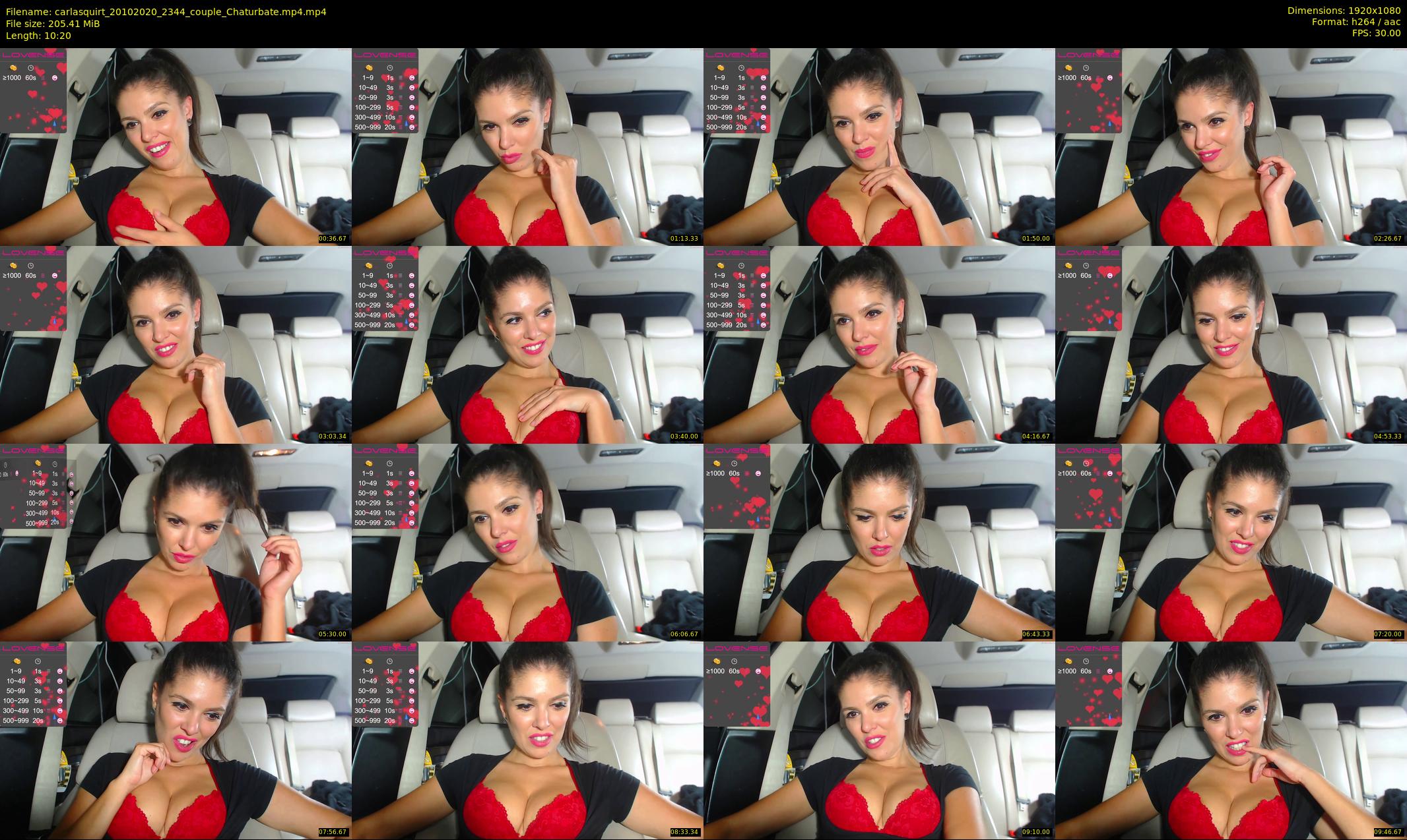 carlasquirt — 11 minute Chaturbate female cam show recording, 1080p, Oct 20, 2020
