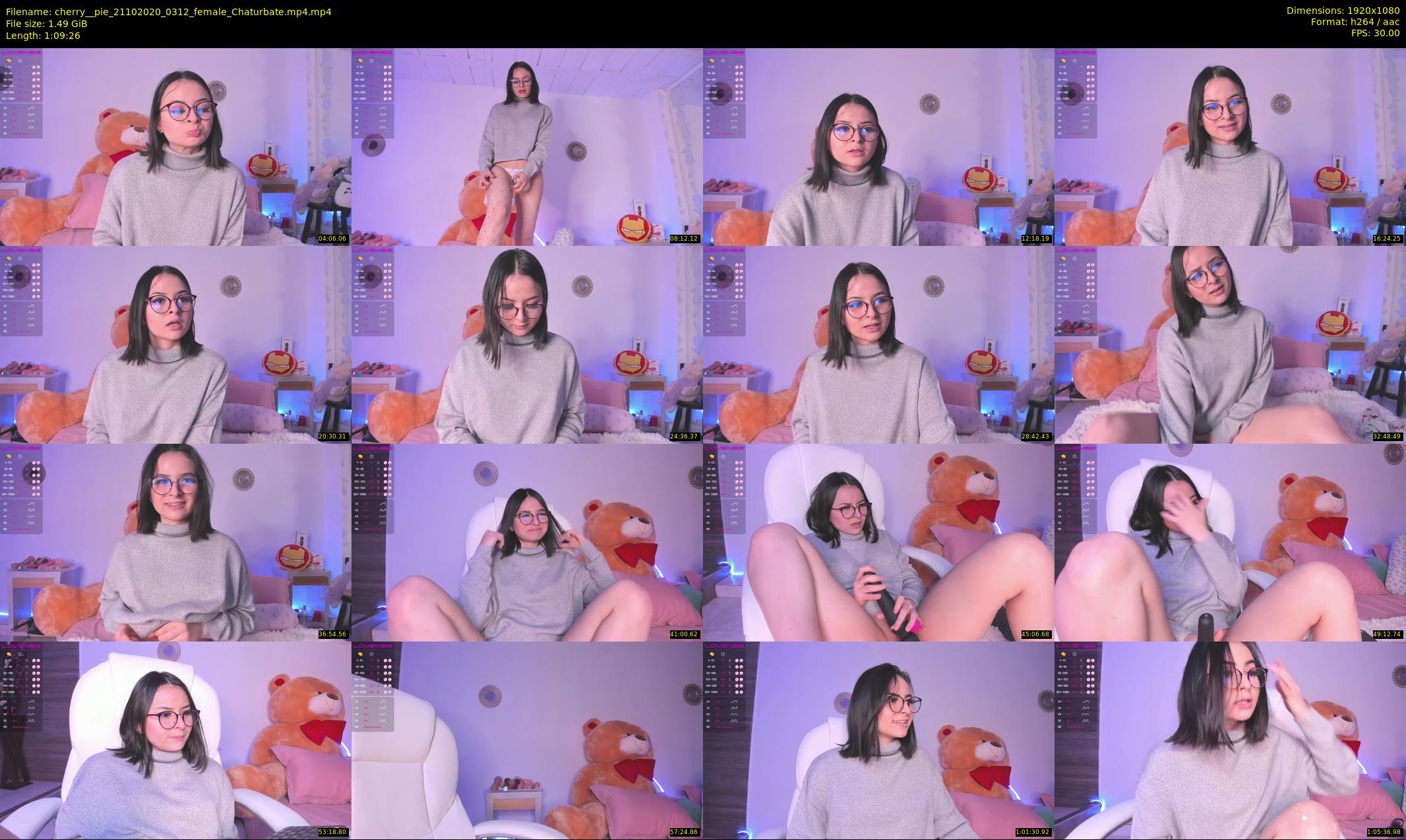 cherry__pie — 70 minute Chaturbate female cam show recording, 1080p, Oct 21, 2020