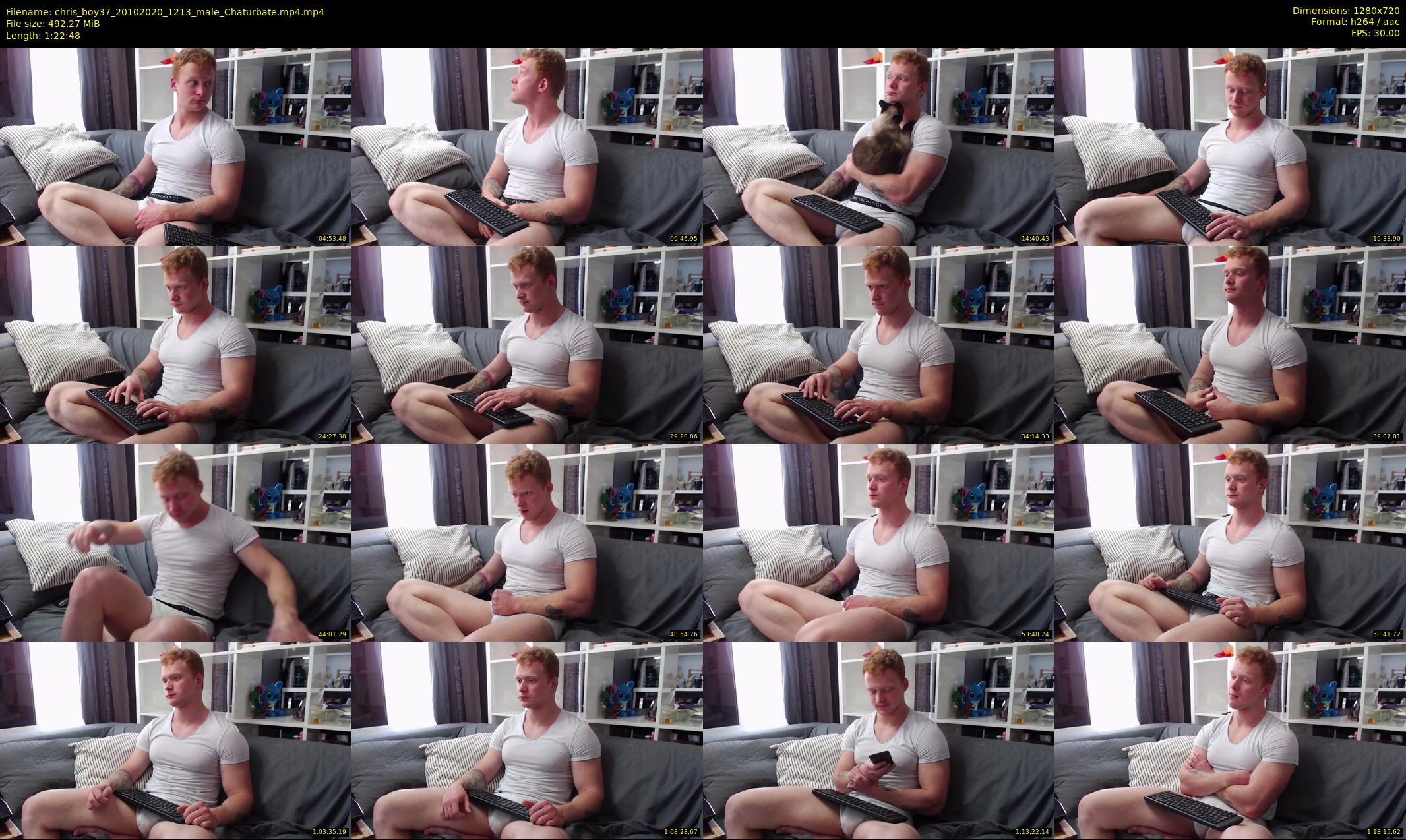 chris_boy37 — 83 minute Chaturbate male cam show recording, 720p, Oct 20, 2020