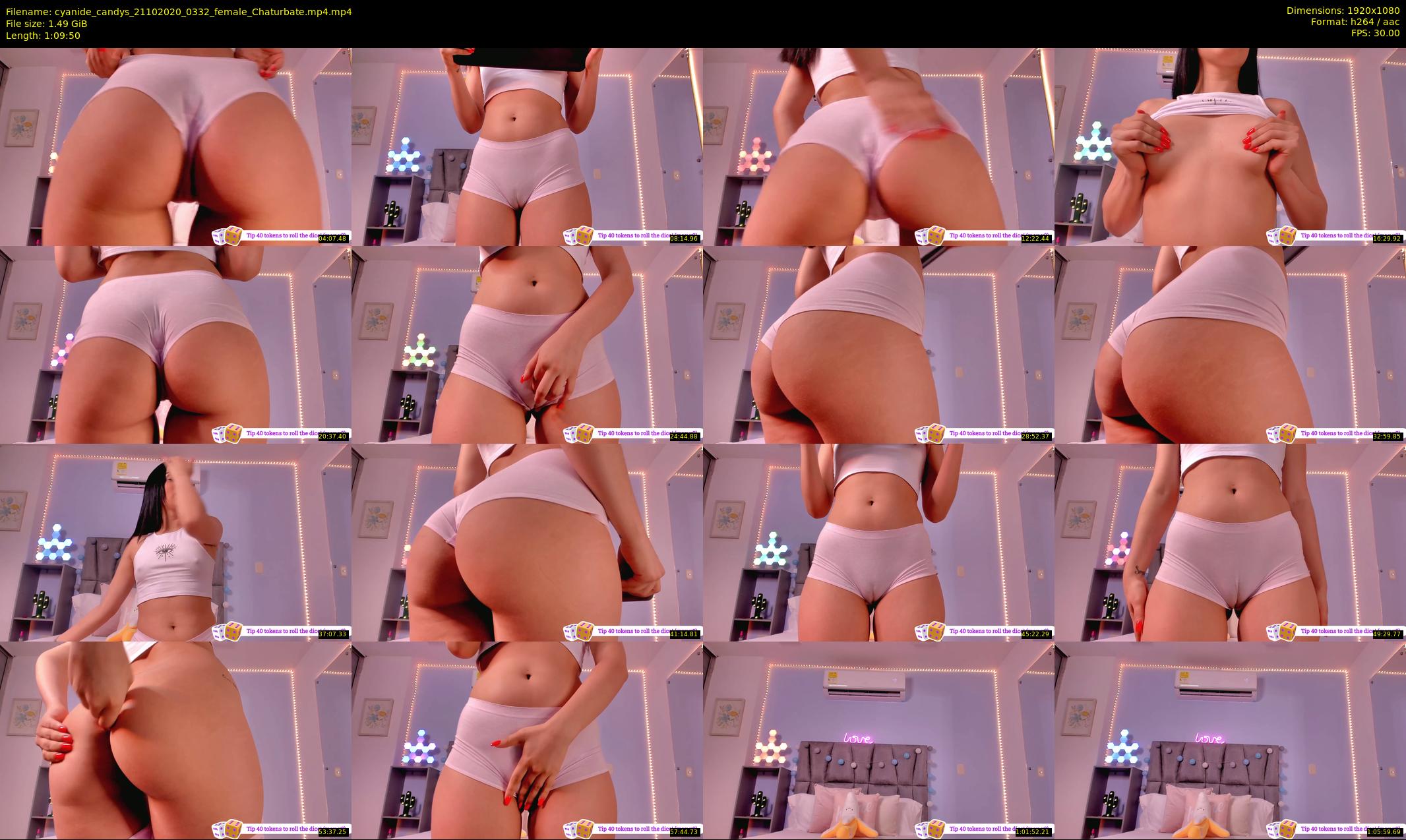 cyanide_candys — 70 minute Chaturbate female cam show recording, 1080p, Oct 21, 2020