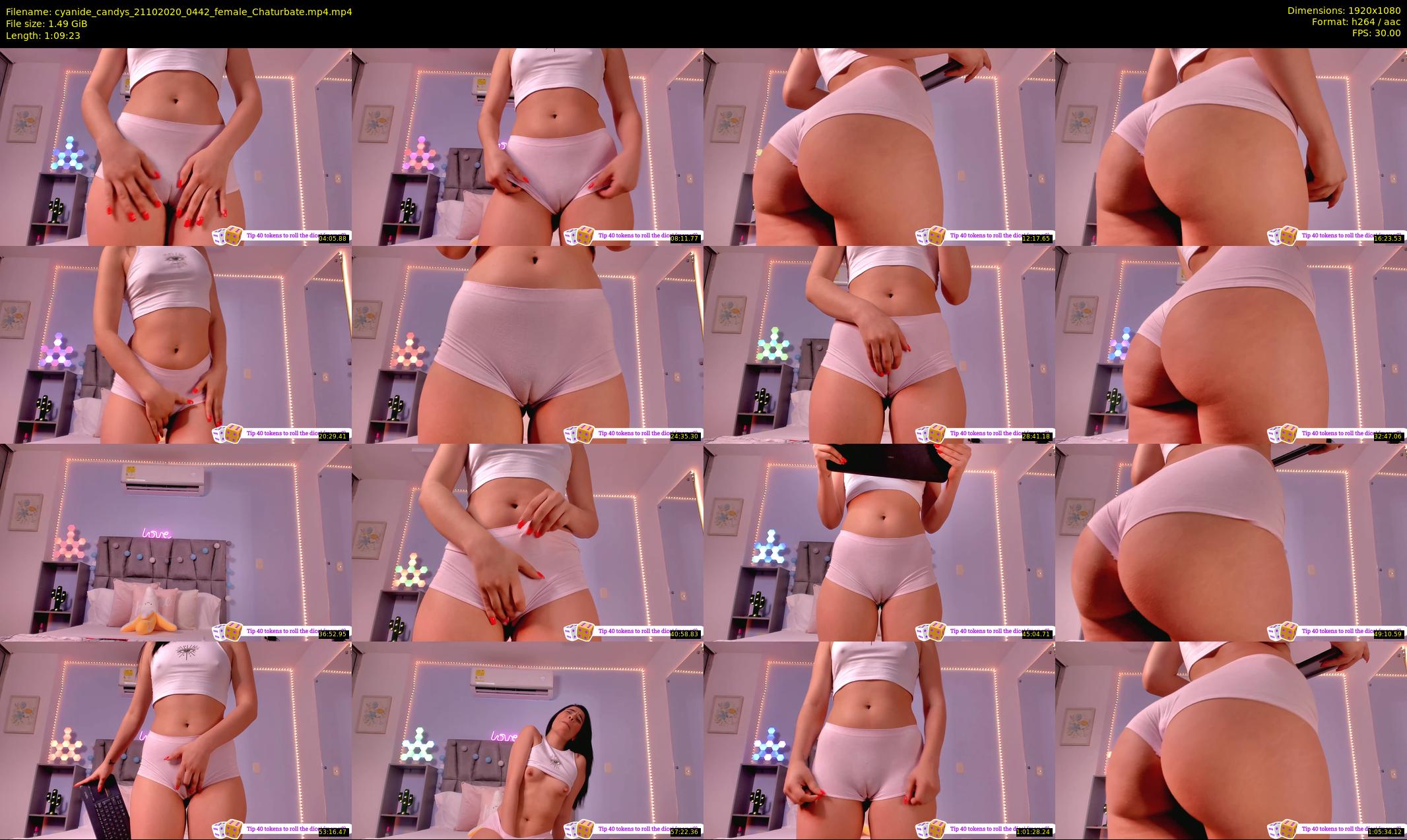 cyanide_candys — 70 minute Chaturbate female cam show recording, 1080p, Oct 21, 2020