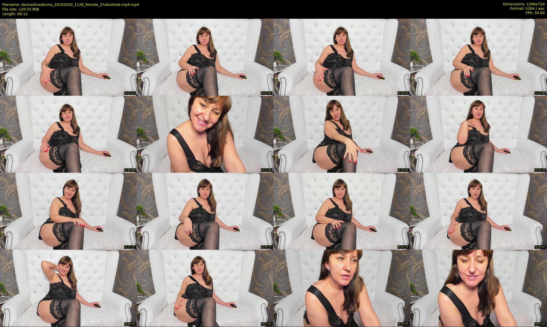 donnalimadonna — 7 minute Chaturbate female cam show recording, 720p, Oct 20, 2020