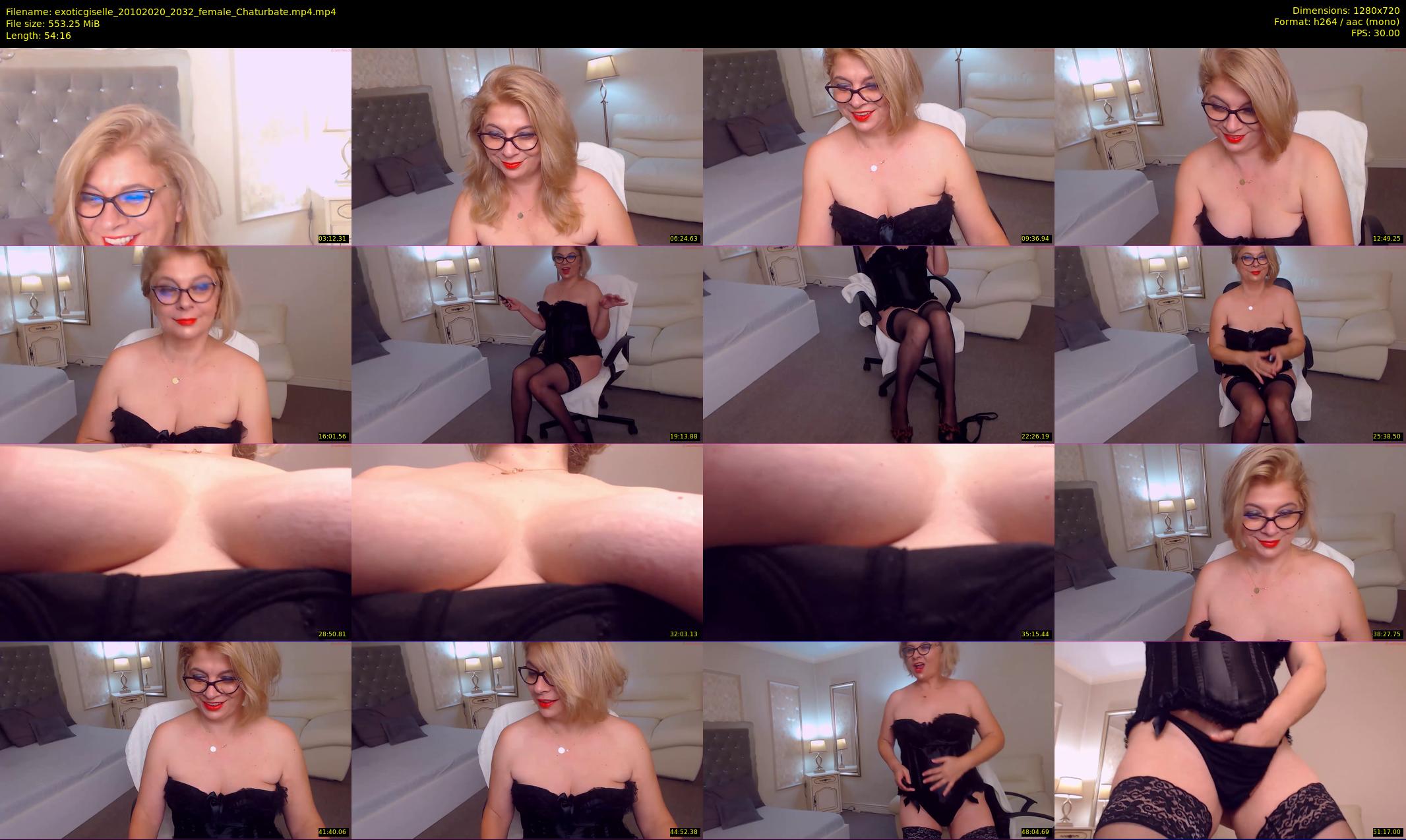 exoticgiselle — 55 minute Chaturbate female cam show recording, 720p, Oct 20, 2020
