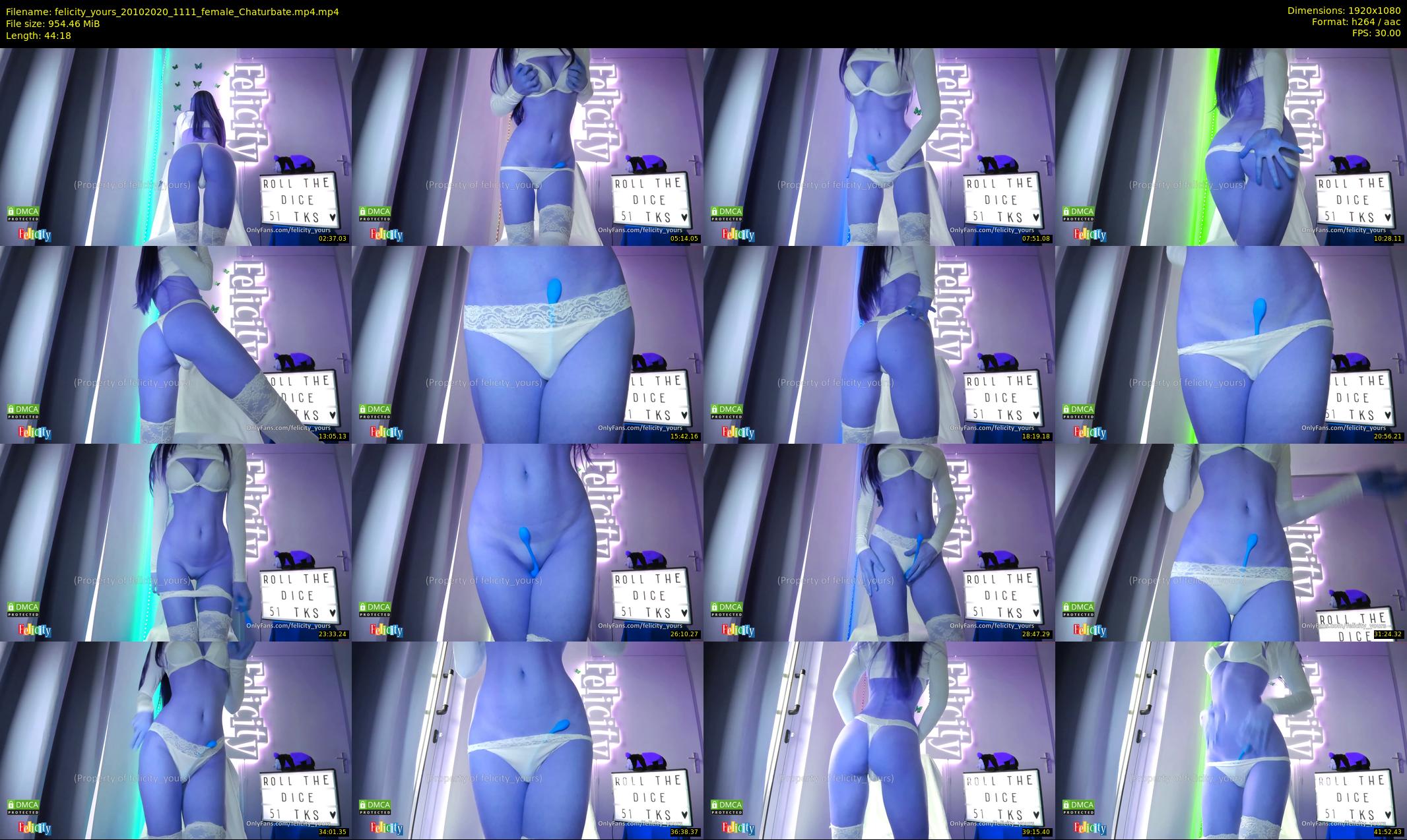 felicity_yours — 45 minute Chaturbate female cam show recording, 1080p, Oct 20, 2020
