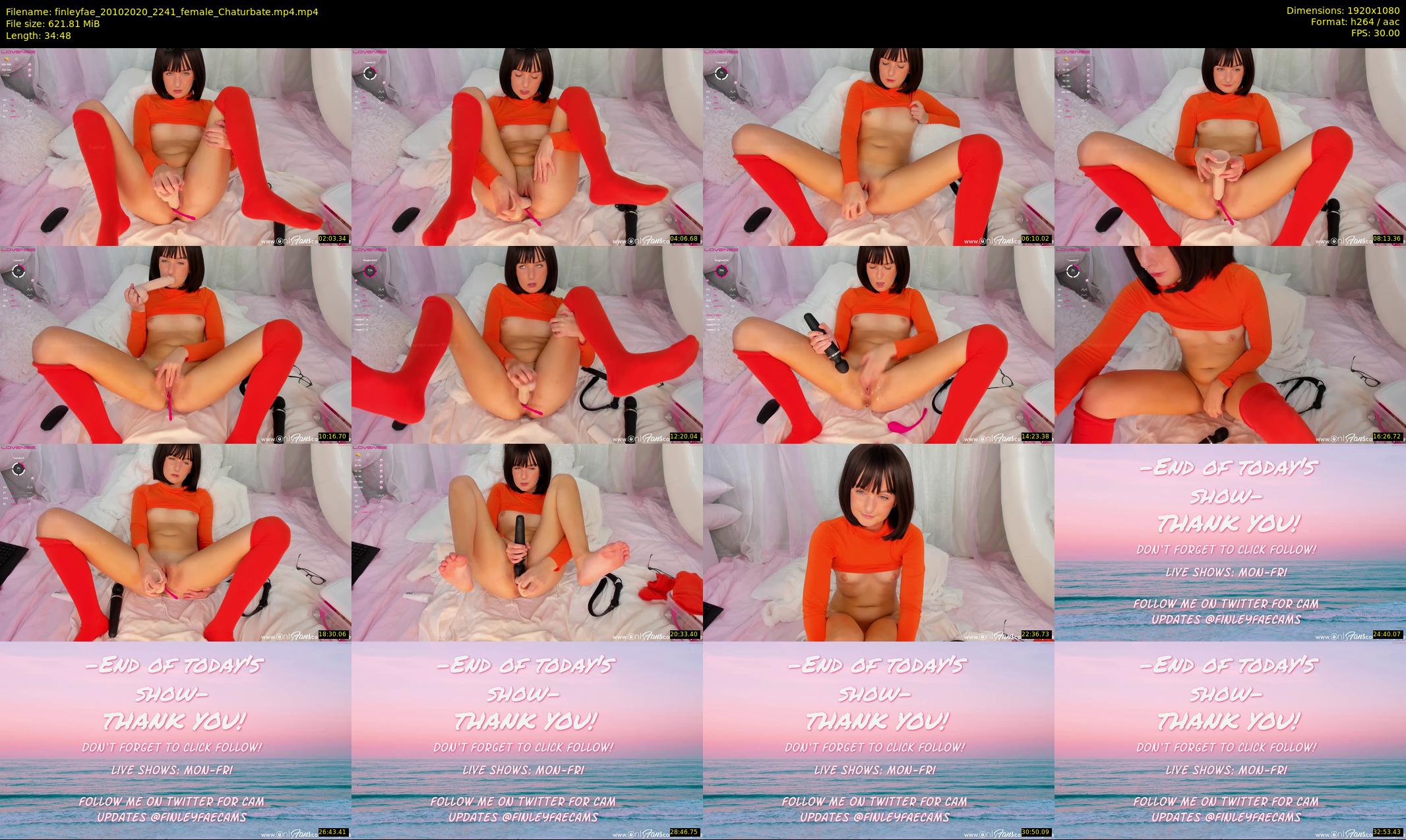 finleyfae — 35 minute Chaturbate female cam show recording, 1080p, Oct 20, 2020