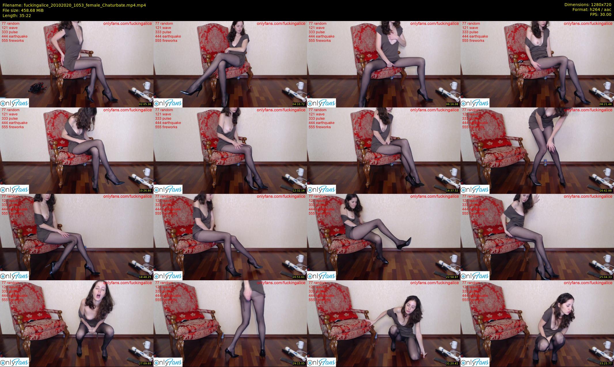 fuckingalice — 36 minute Chaturbate female cam show recording, 720p, Oct 20, 2020