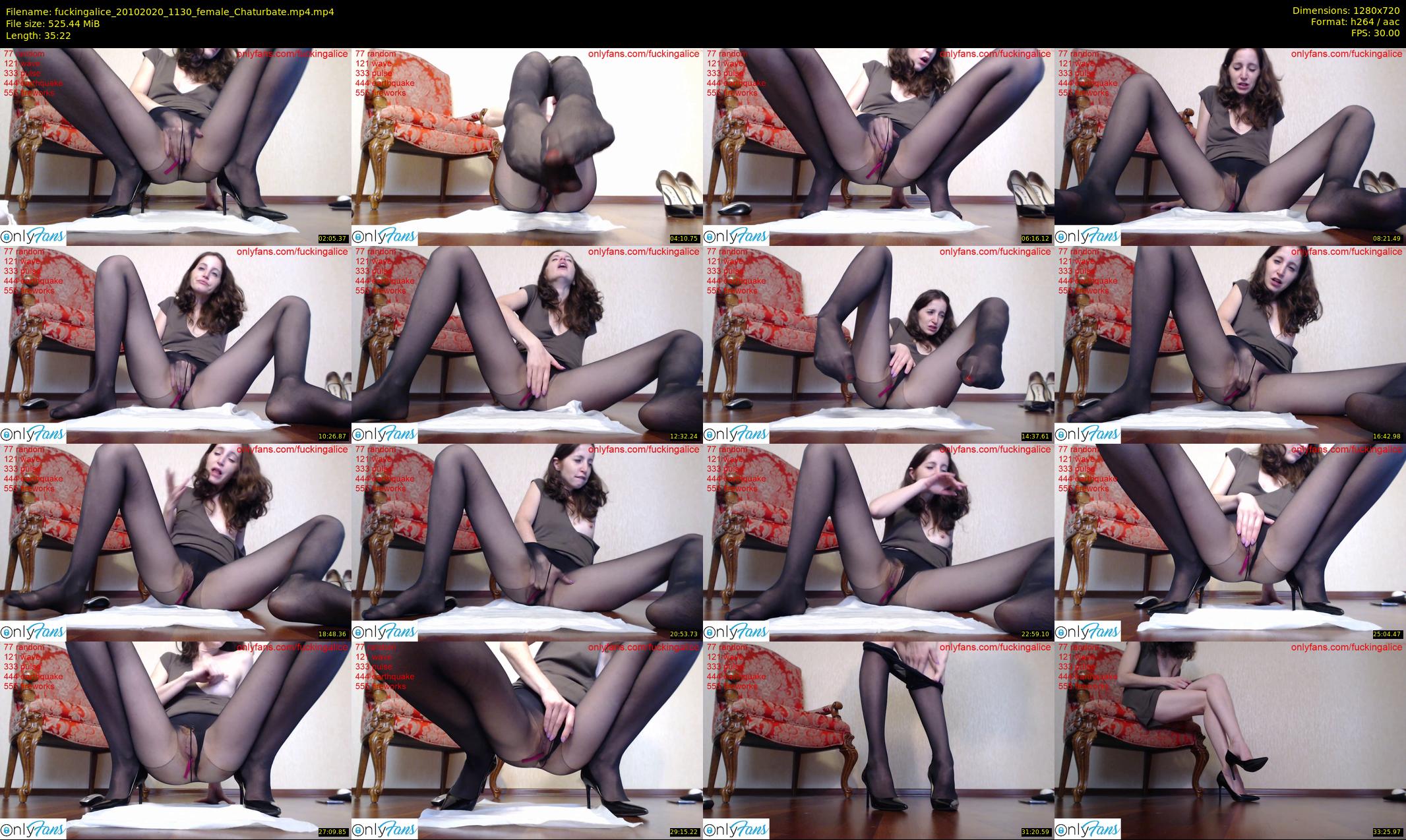 fuckingalice — 36 minute Chaturbate female cam show recording, 720p, Oct 20, 2020