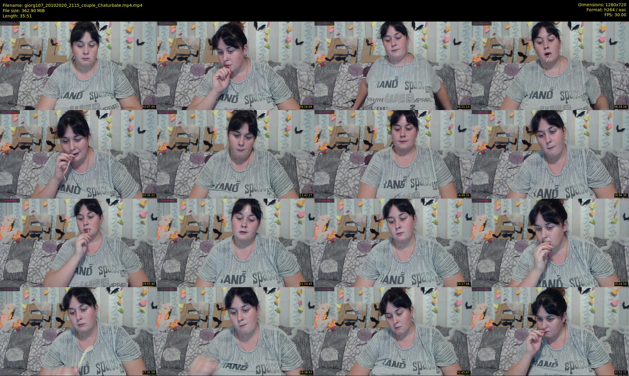 giorg107 — 36 minute Chaturbate couple cam show recording, 720p, Oct 20, 2020