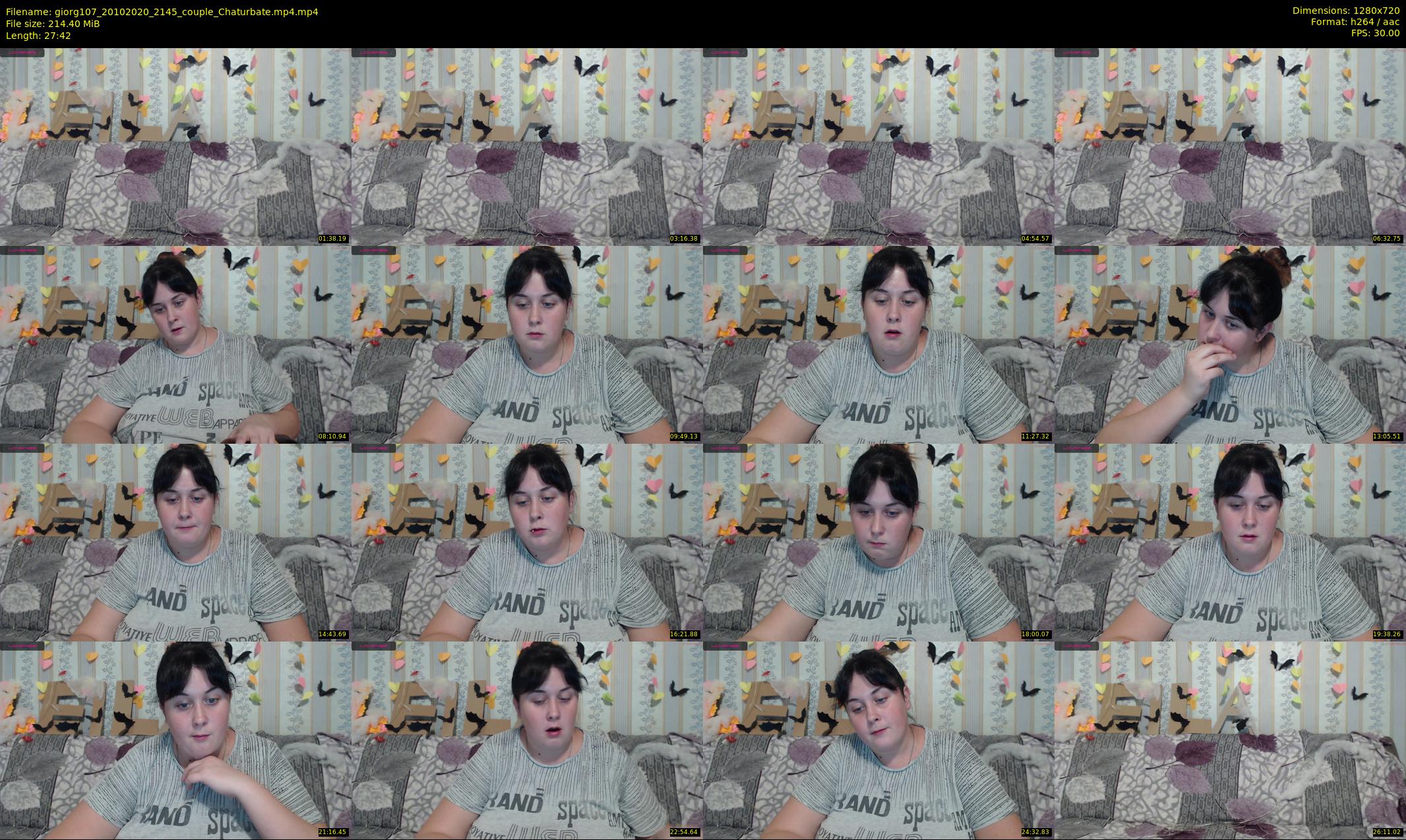 giorg107 — 28 minute Chaturbate couple cam show recording, 720p, Oct 20, 2020