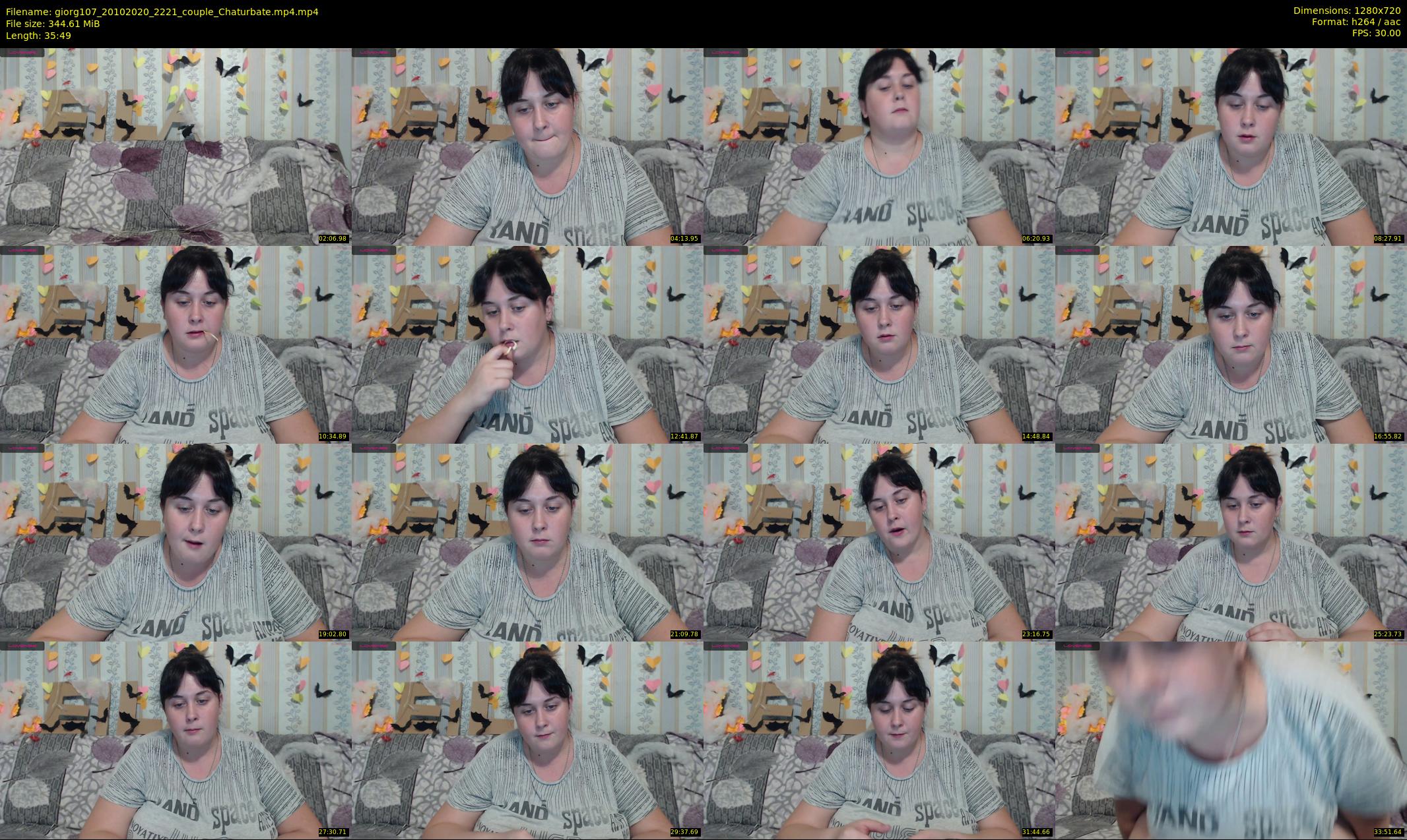 giorg107 — 36 minute Chaturbate couple cam show recording, 720p, Oct 20, 2020