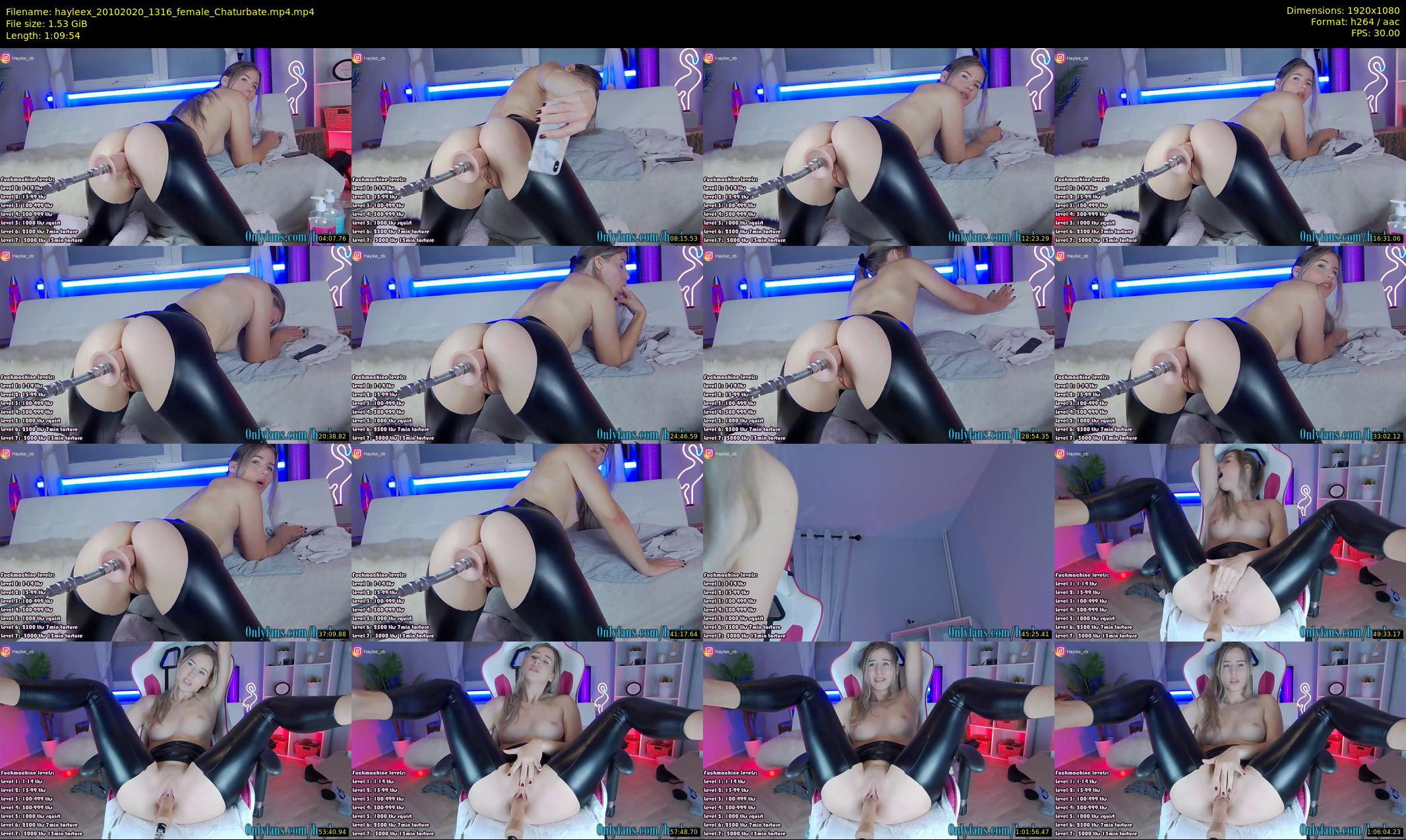 hayleex — 70 minute Chaturbate female cam show recording, 1080p, Oct 20, 2020