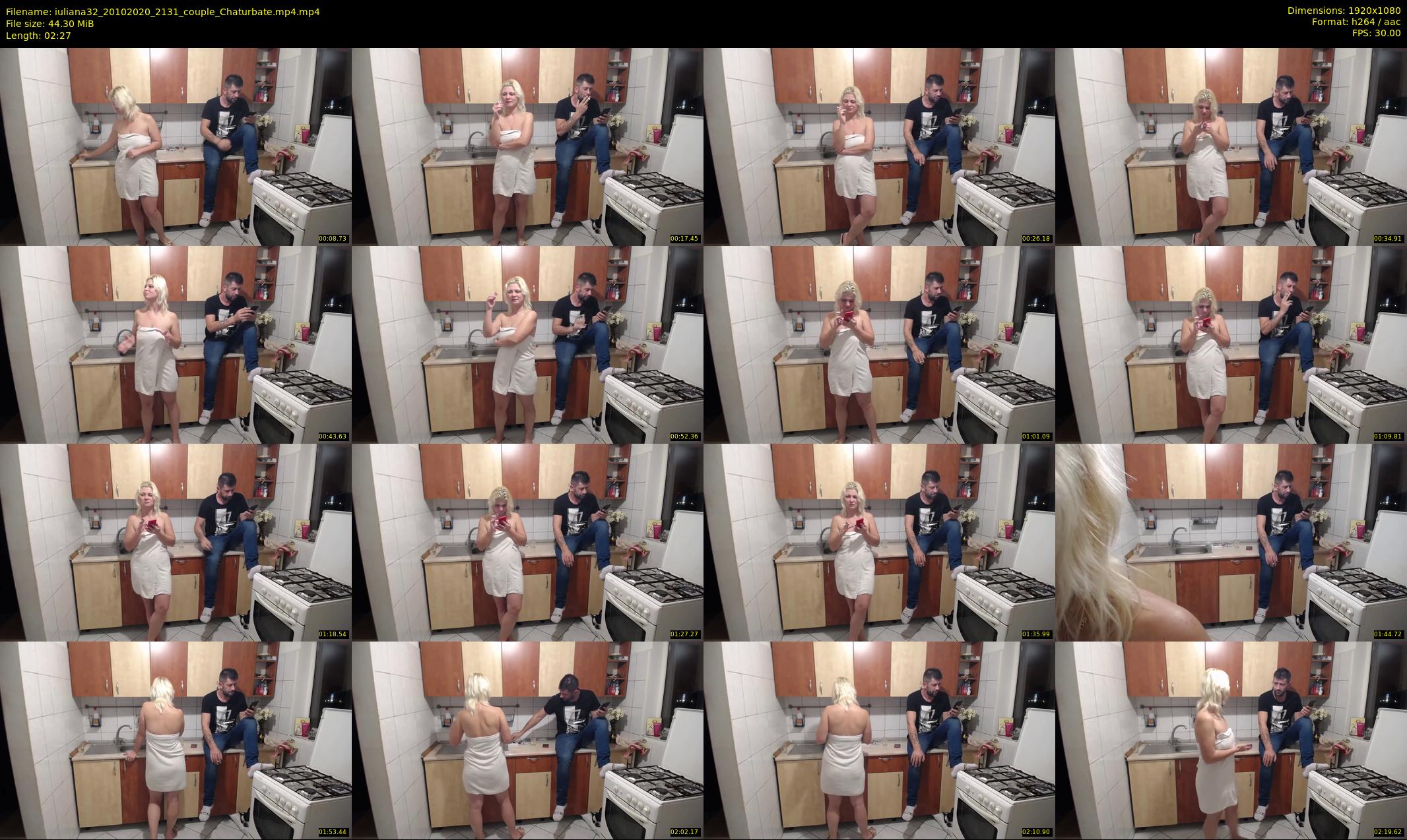 iuliana32 — 3 minute Chaturbate couple cam show recording, 1080p, Oct 20, 2020