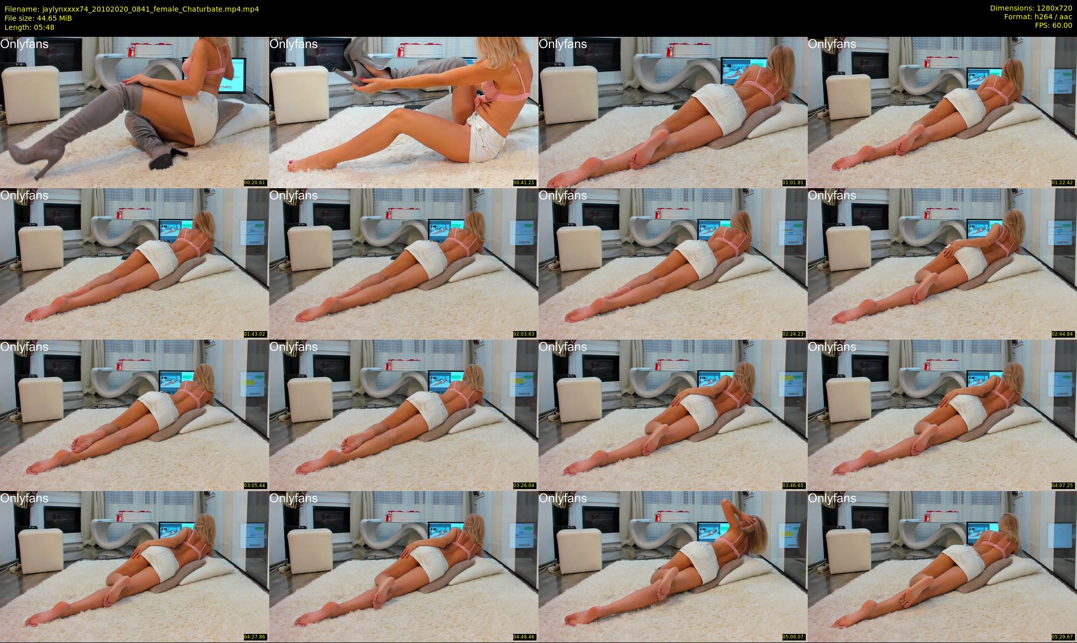 jaylynxxxx74 — 6 minute Chaturbate female cam show recording, 720p, Oct 20, 2020