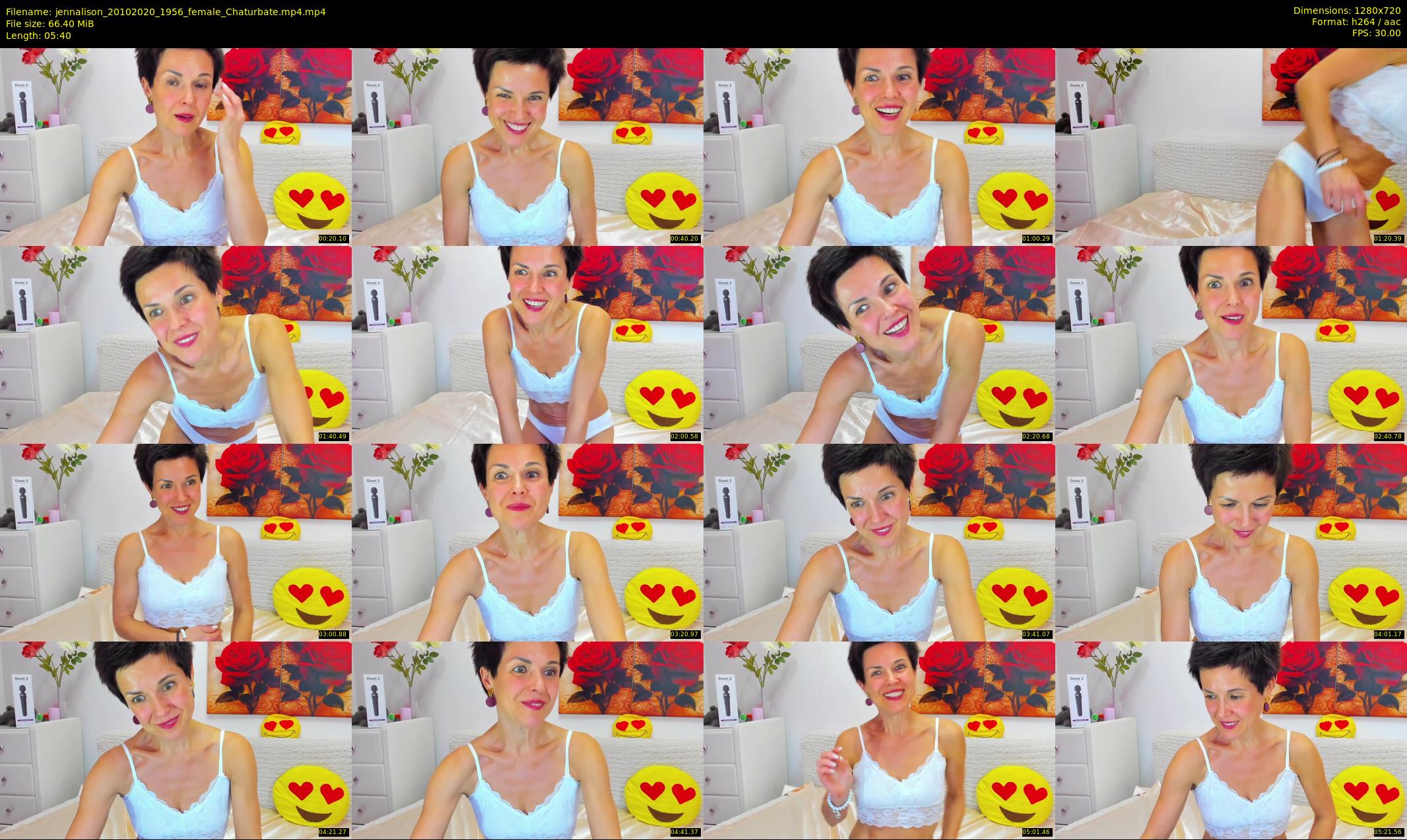 jennalison — 6 minute Chaturbate female cam show recording, 720p, Oct 20, 2020