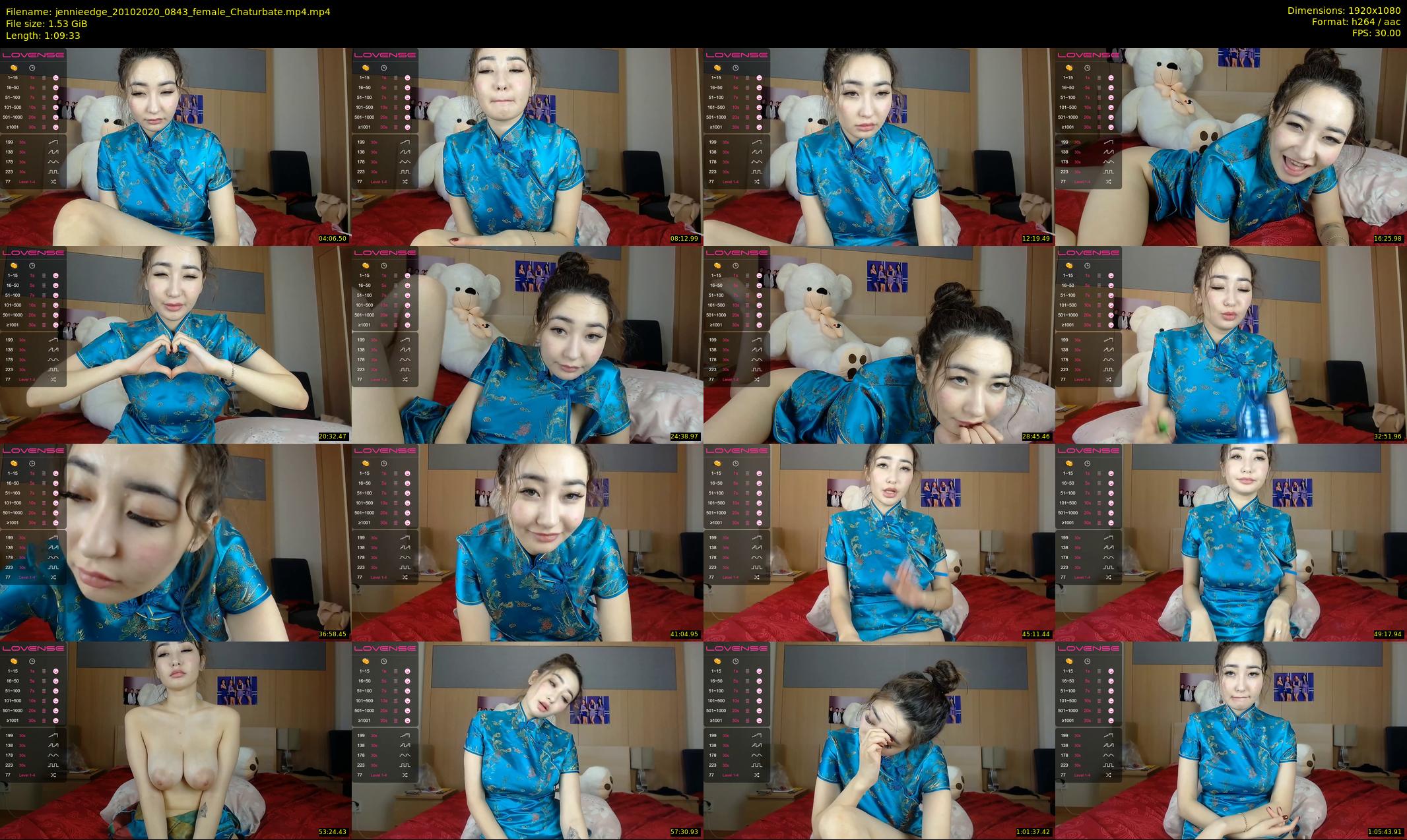 jennieedge — 70 minute Chaturbate female cam show recording, 1080p, Oct 20, 2020