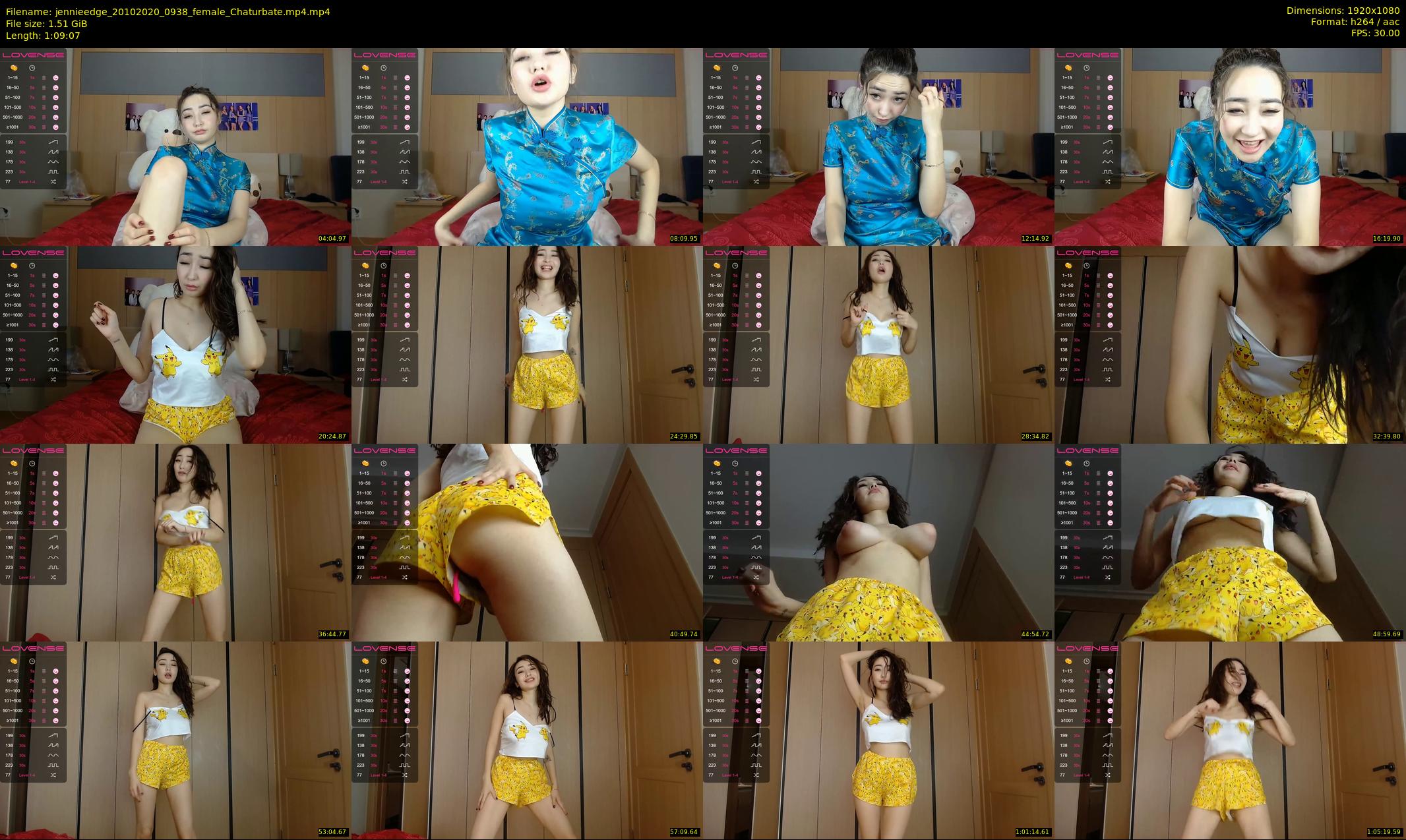 jennieedge — 70 minute Chaturbate female cam show recording, 1080p, Oct 20, 2020