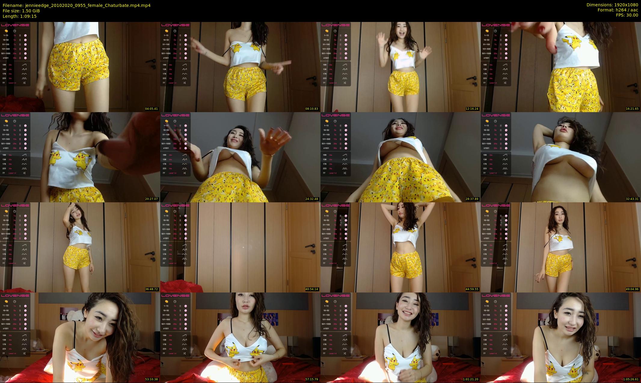 jennieedge — 70 minute Chaturbate female cam show recording, 1080p, Oct 20, 2020