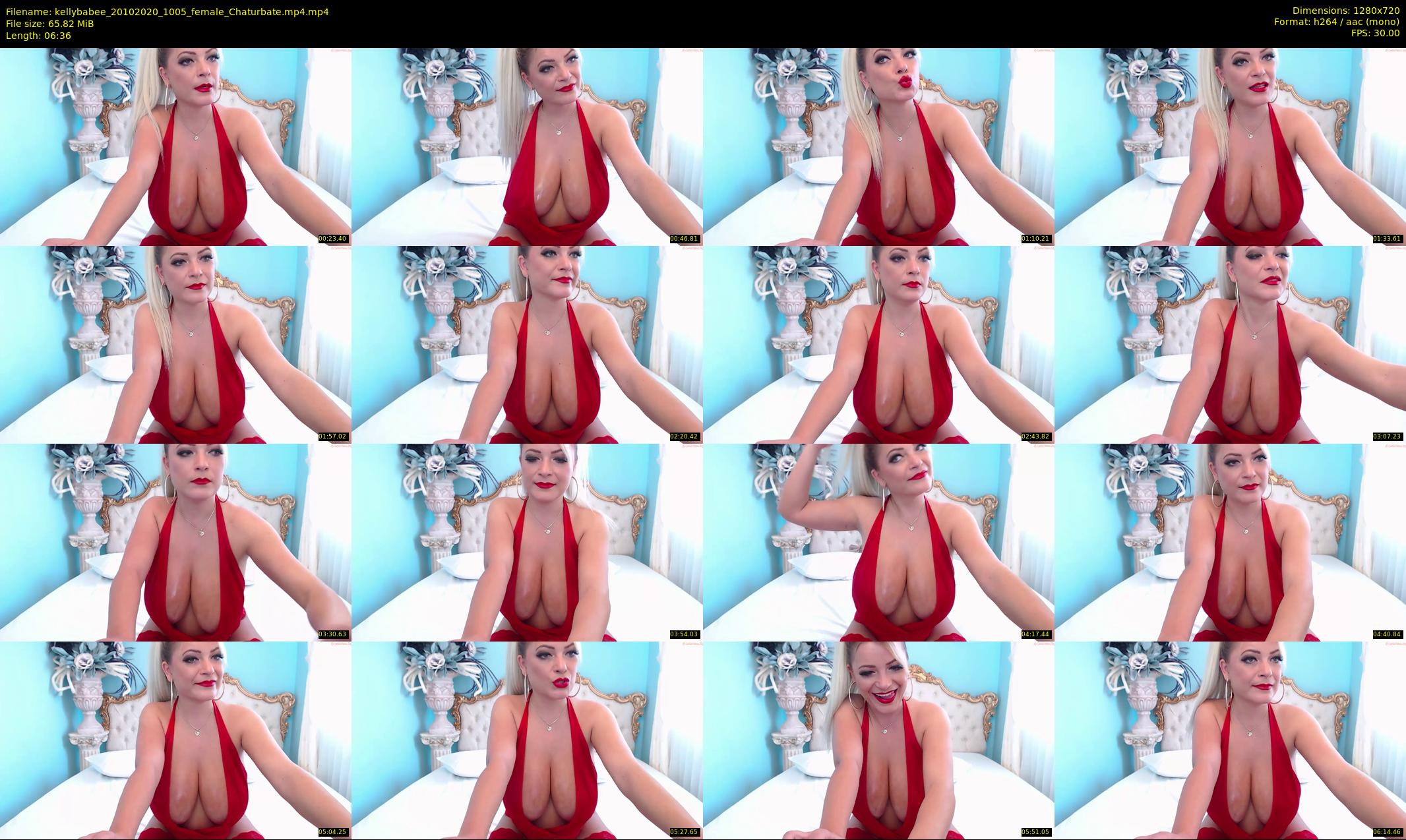 kellybabee — 7 minute Chaturbate female cam show recording, 720p, Oct 20, 2020