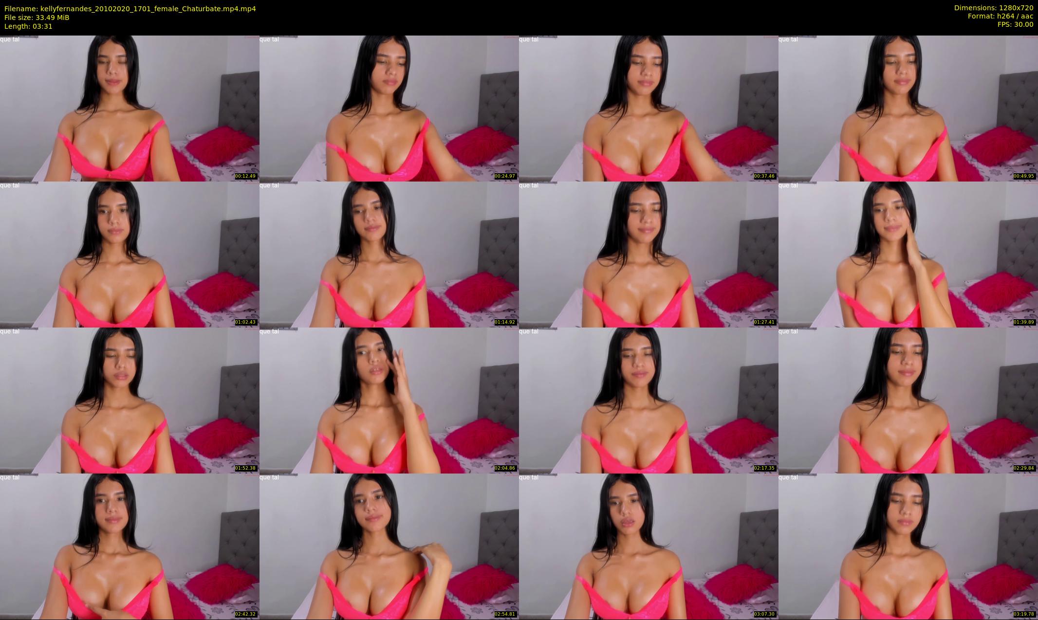 kellyfernandes — 4 minute Chaturbate female cam show recording, 720p, Oct 20, 2020