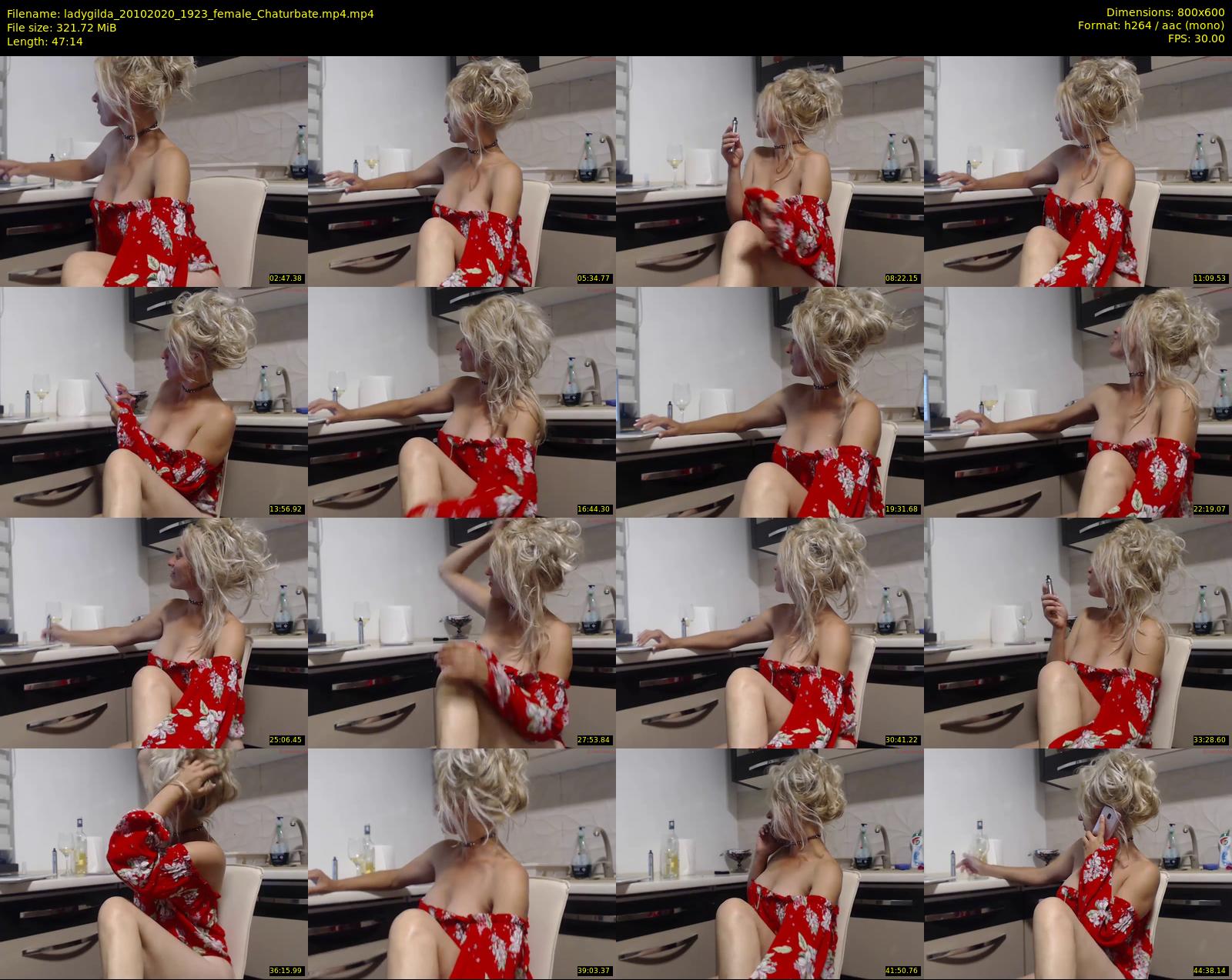 ladygilda — 48 minute Chaturbate female cam show recording, 480p, Oct 20, 2020