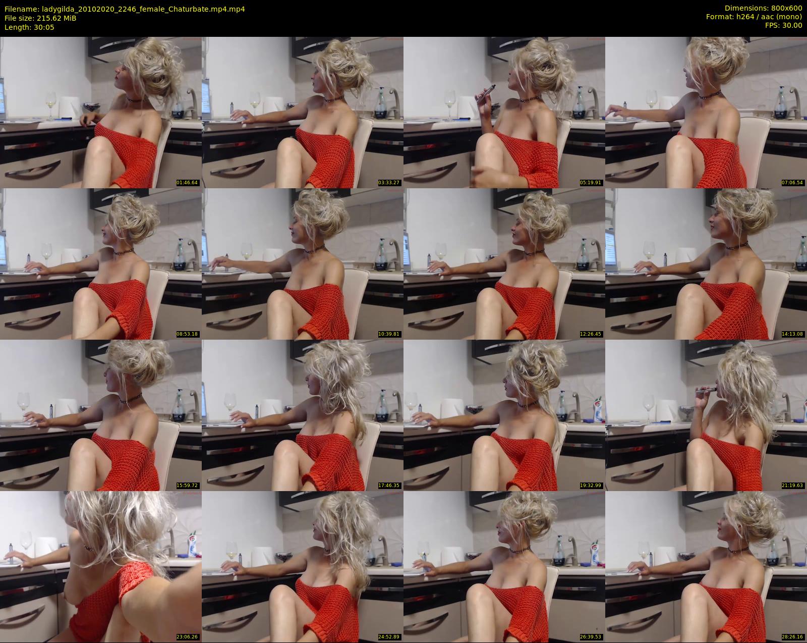 ladygilda — 31 minute Chaturbate female cam show recording, 480p, Oct 20, 2020