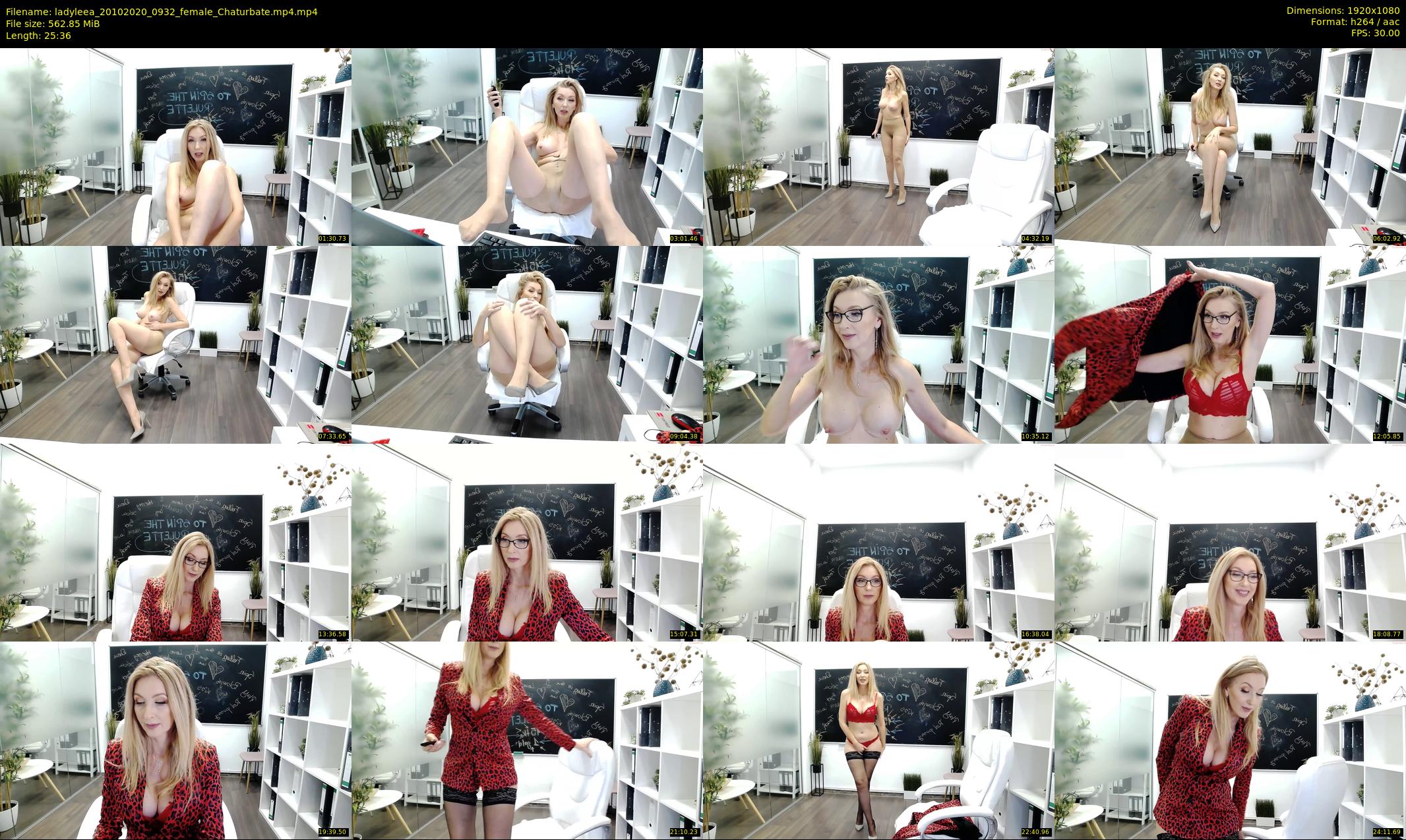 ladyleea — 26 minute Chaturbate female cam show recording, 1080p, Oct 20, 2020