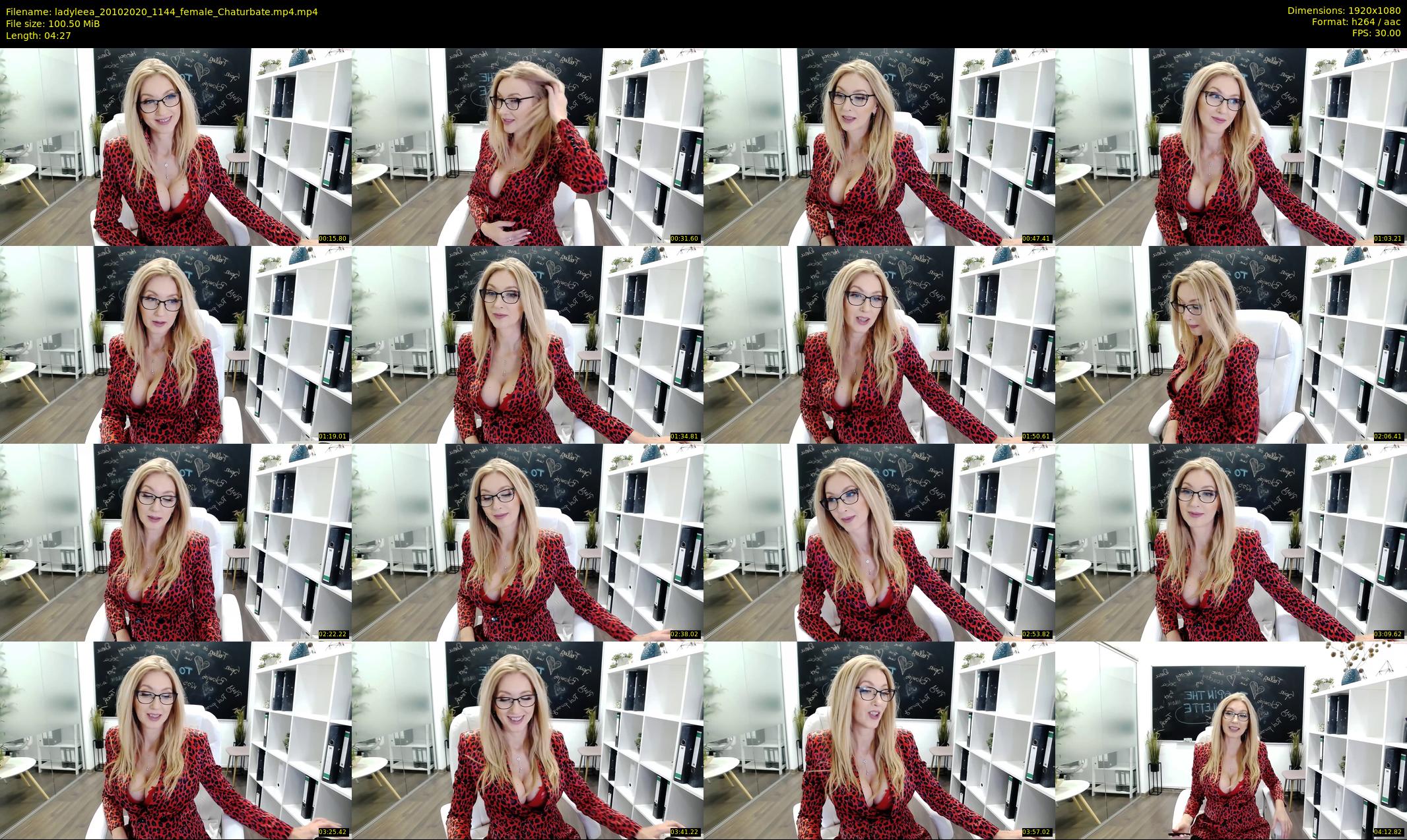ladyleea — 5 minute Chaturbate female cam show recording, 1080p, Oct 20, 2020