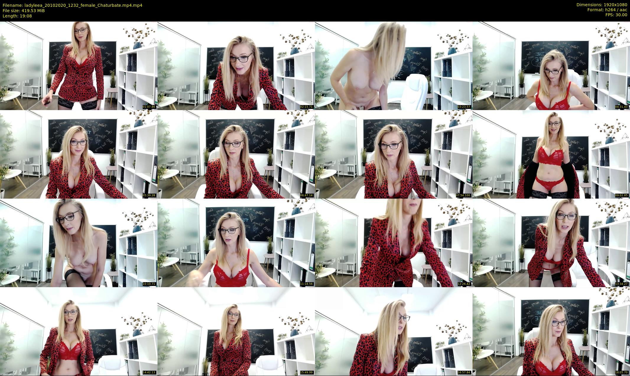 ladyleea — 20 minute Chaturbate female cam show recording, 1080p, Oct 20, 2020