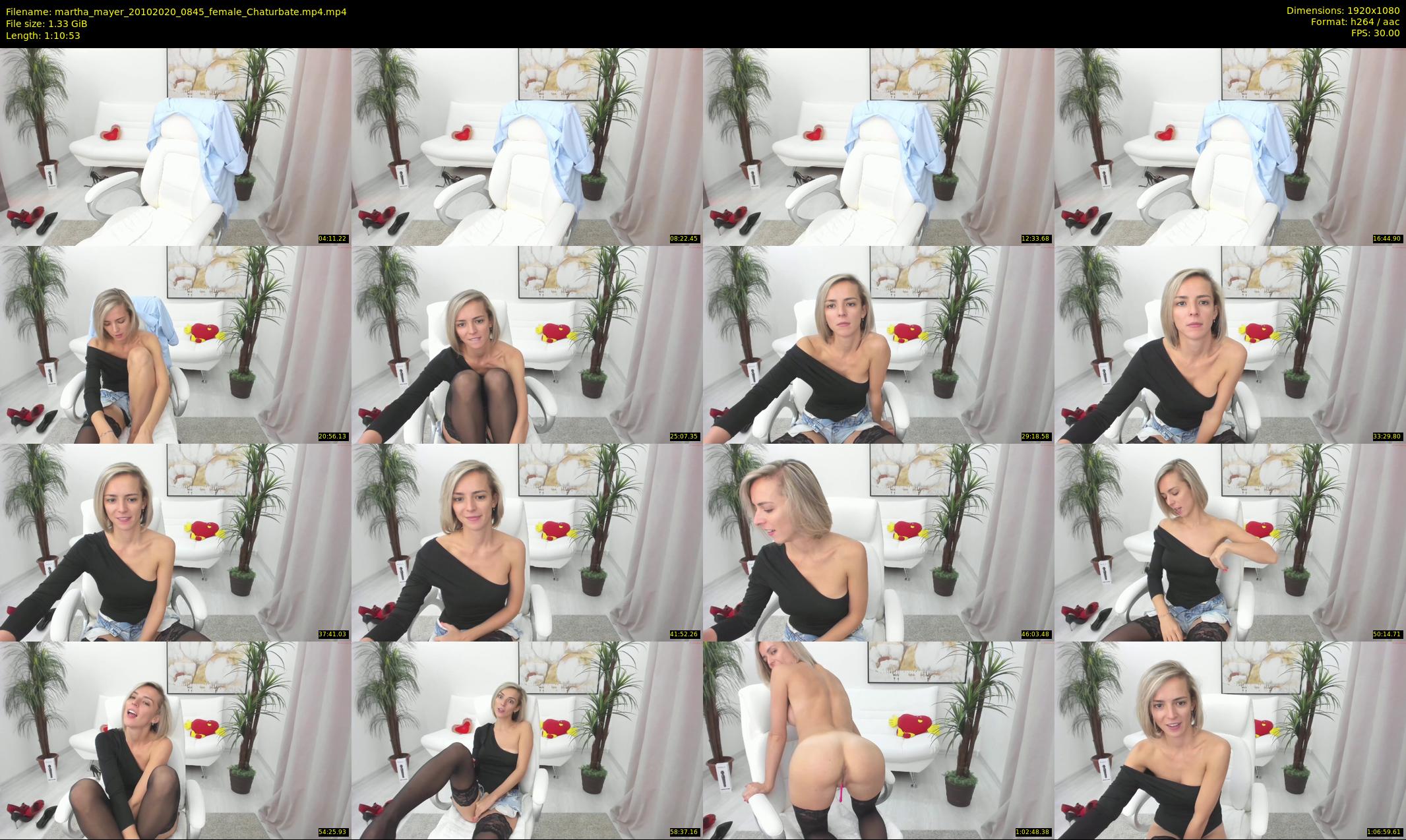martha_mayer — 71 minute Chaturbate female cam show recording, 1080p, Oct 20, 2020