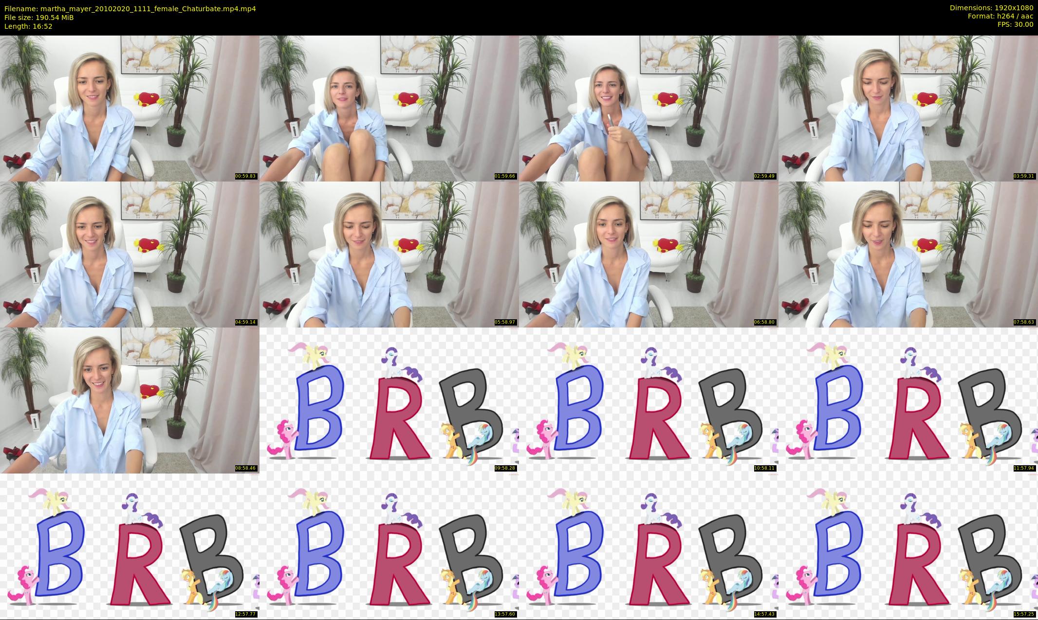 martha_mayer — 17 minute Chaturbate female cam show recording, 1080p, Oct 20, 2020