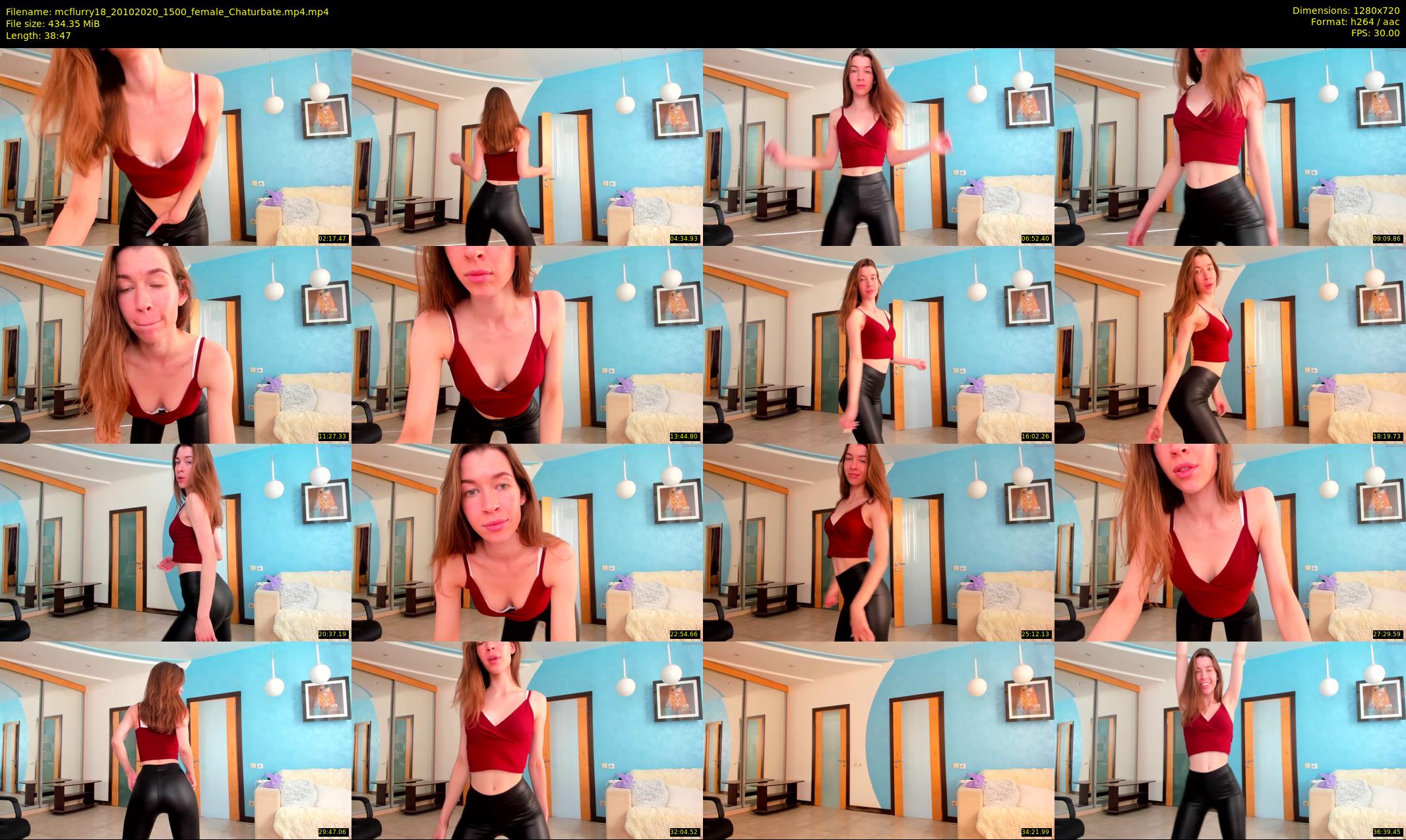 mcflurry18 — 39 minute Chaturbate female cam show recording, 720p, Oct 20, 2020