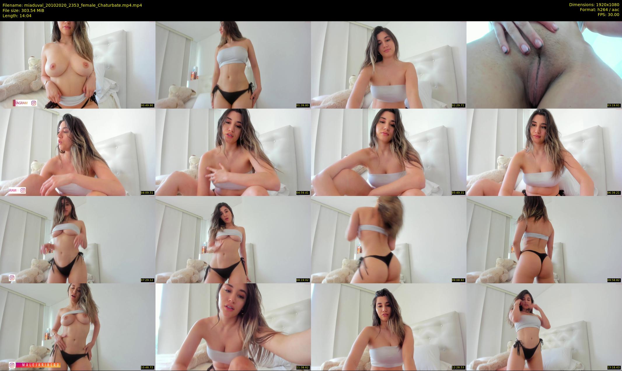 miaduval — 15 minute Chaturbate female cam show recording, 1080p, Oct 20, 2020
