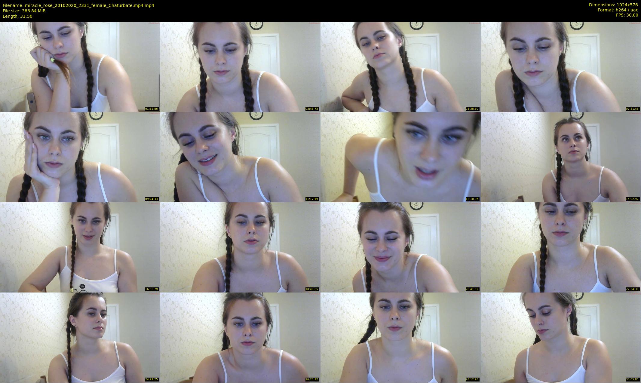 miracle_rose — 32 minute Chaturbate female cam show recording, 480p, Oct 20, 2020