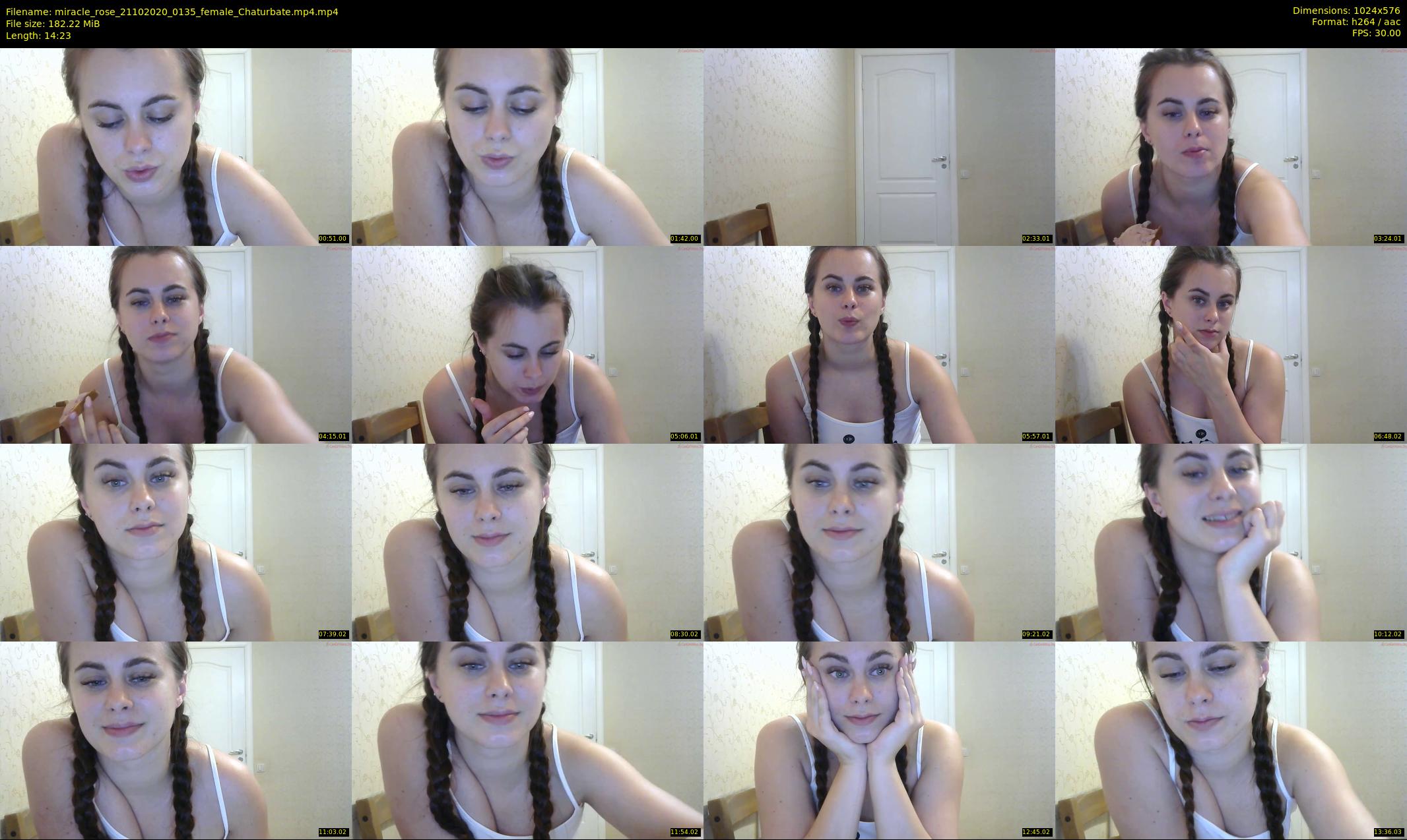 miracle_rose — 15 minute Chaturbate female cam show recording, 480p, Oct 21, 2020