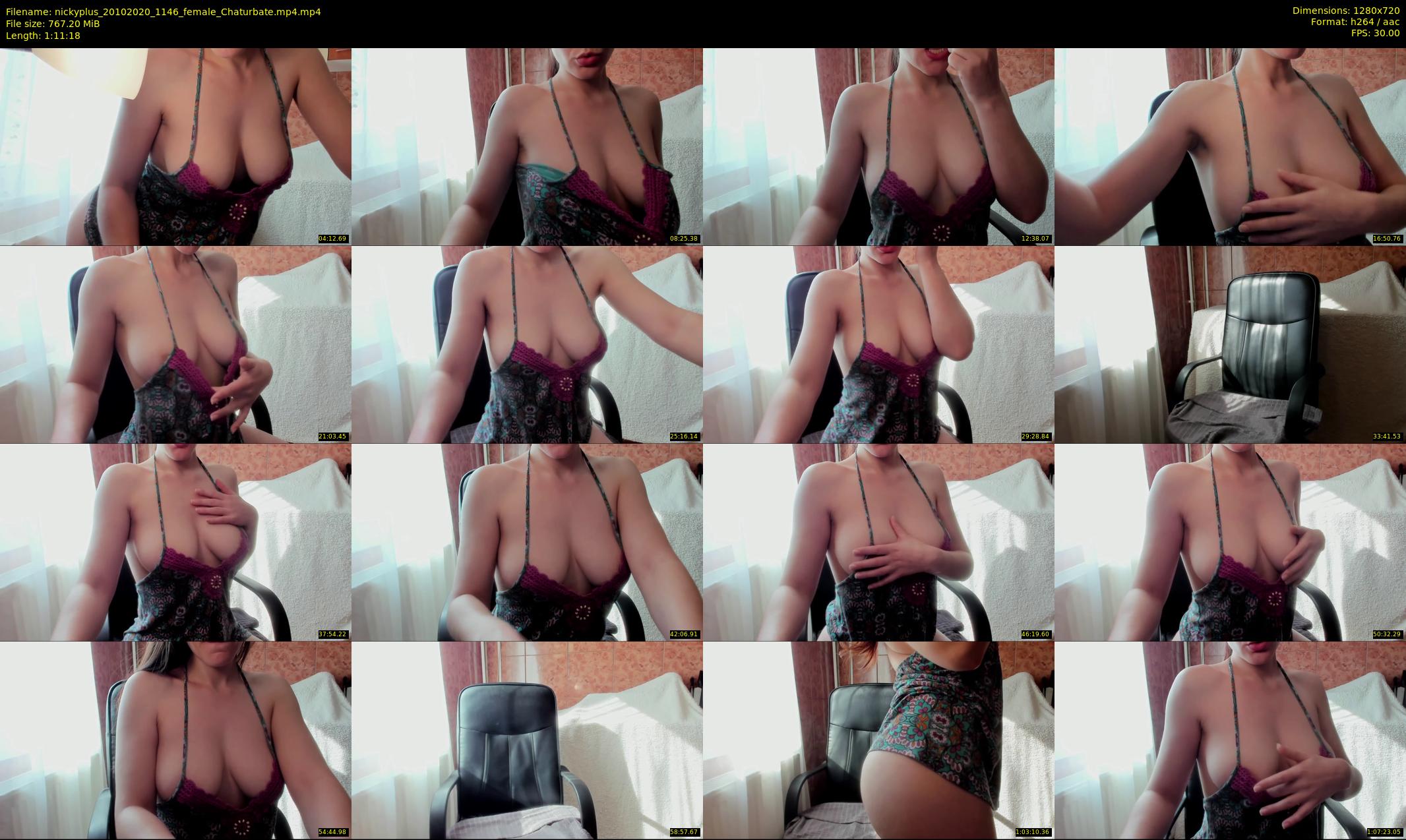 nickyplus — 72 minute Chaturbate couple cam show recording, 720p, Oct 20, 2020