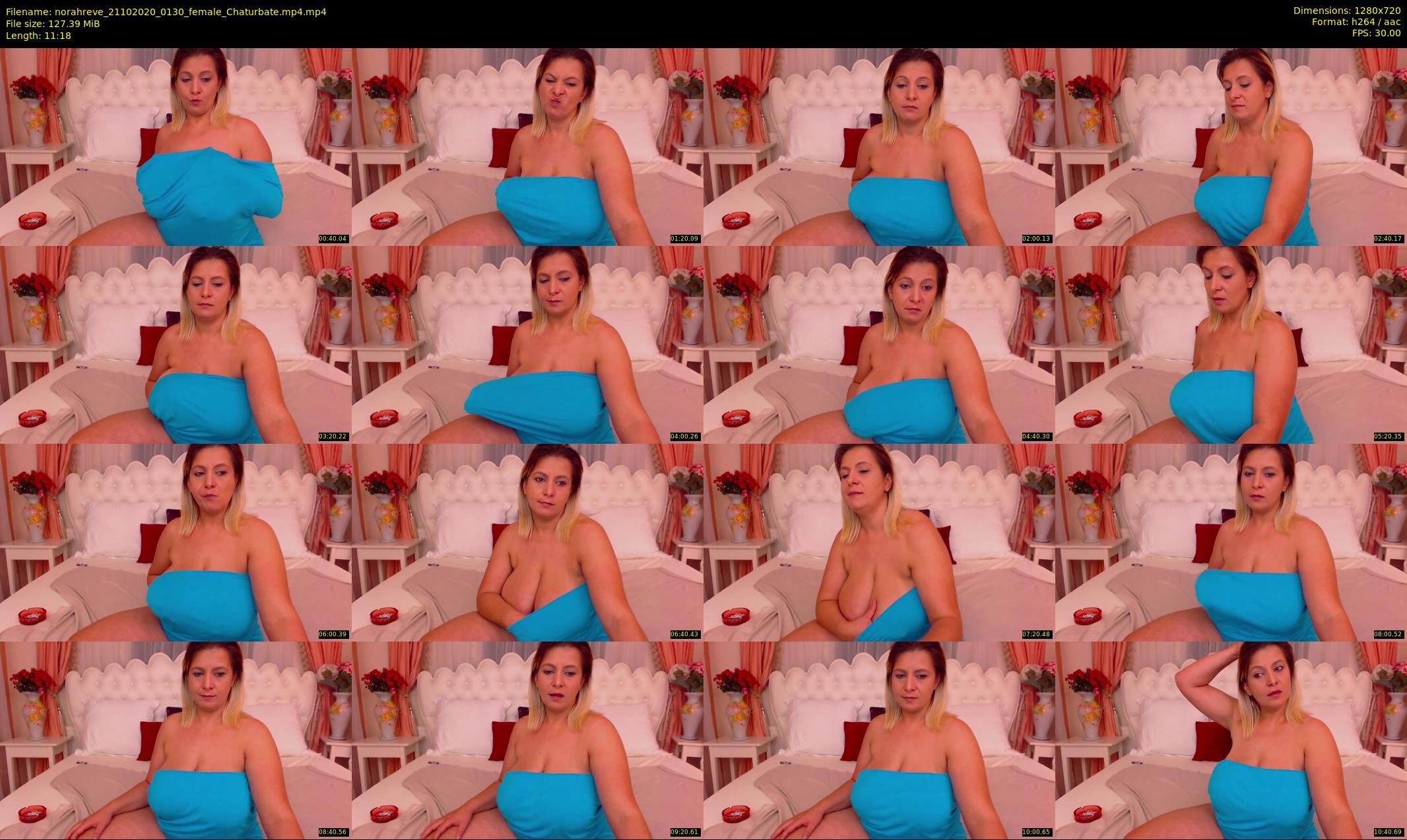 norahreve — 12 minute Chaturbate female cam show recording, 720p, Oct 21, 2020