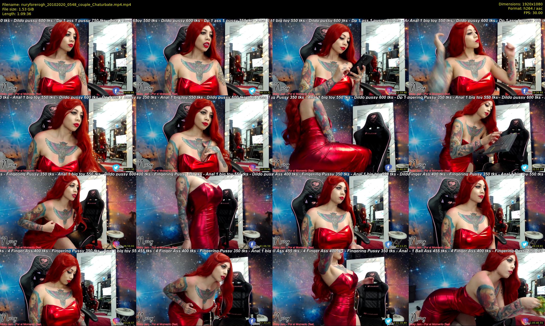 nuryforerogh — 70 minute Chaturbate female cam show recording, 1080p, Oct 20, 2020
