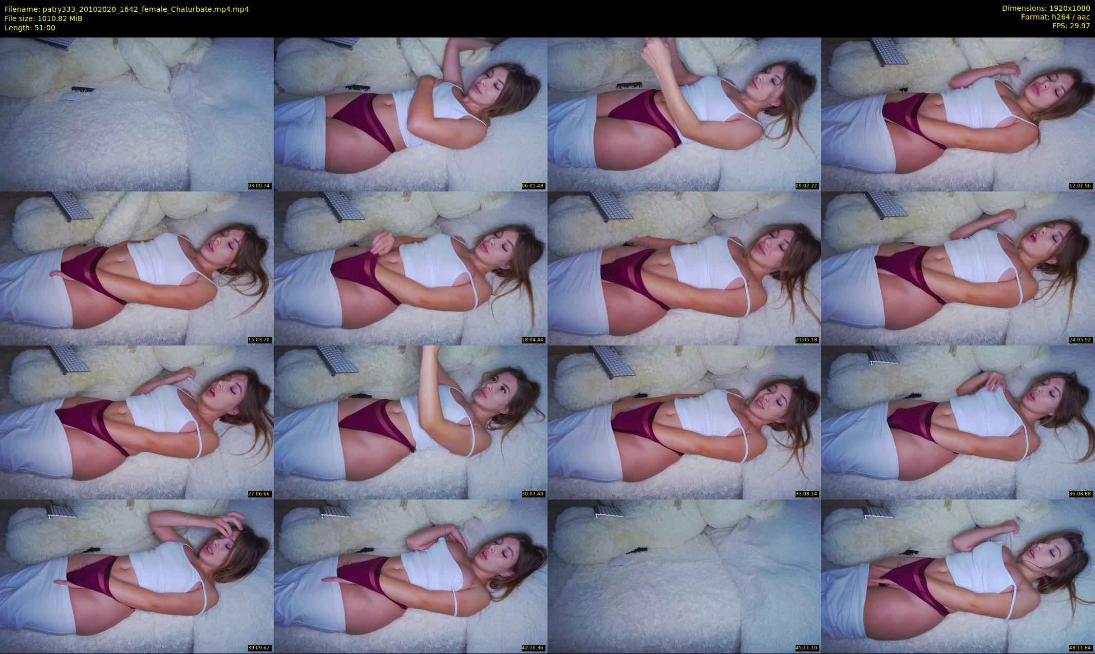 patry333 — 51 minute Chaturbate female cam show recording, 1080p, Oct 20, 2020