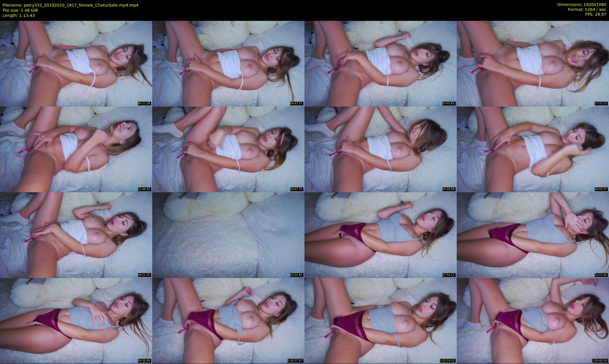 patry333 — 74 minute Chaturbate female cam show recording, 1080p, Oct 20, 2020